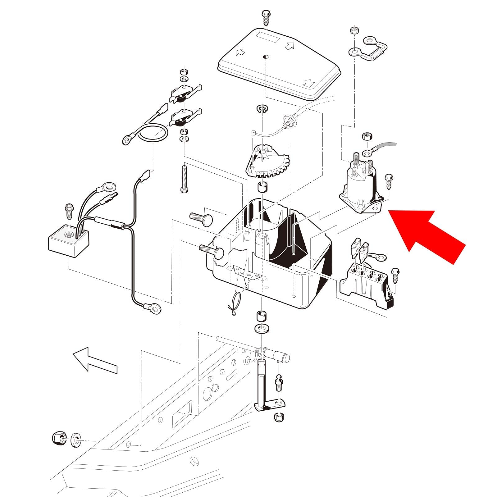 10L0L Golf Cart 12V Solenoid For Club Car Ds & Precedent Gas 1984-Up, Replace Oem 1013609 1117