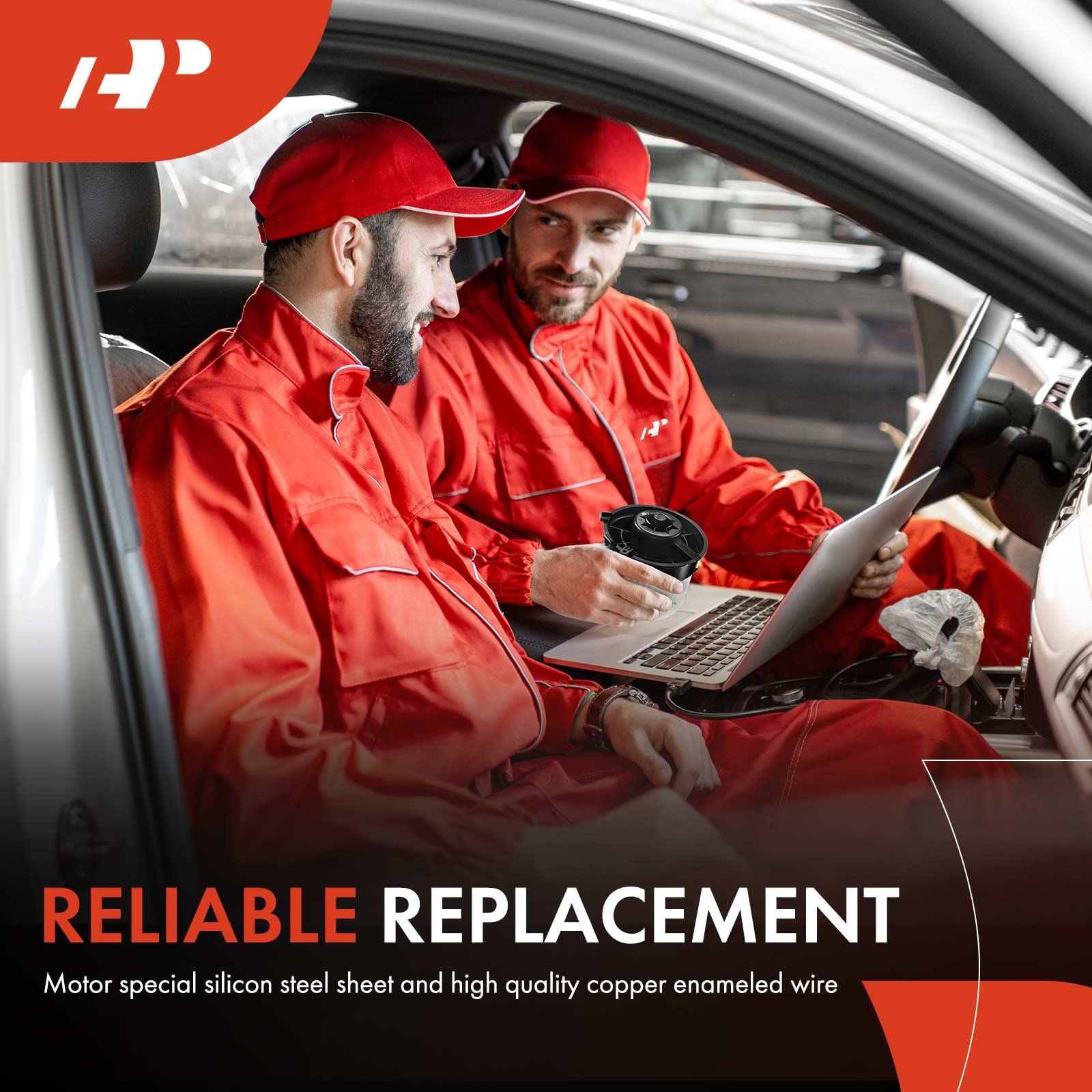 A-Premium HVAC Heater Blower Motor Assembly Compatible with Ford Vehicles - 2015-2023 Transit-150, Transit-250, Transit-350, Transit-350 HD, 2022-2023 E-Transit - Replace# PM4063