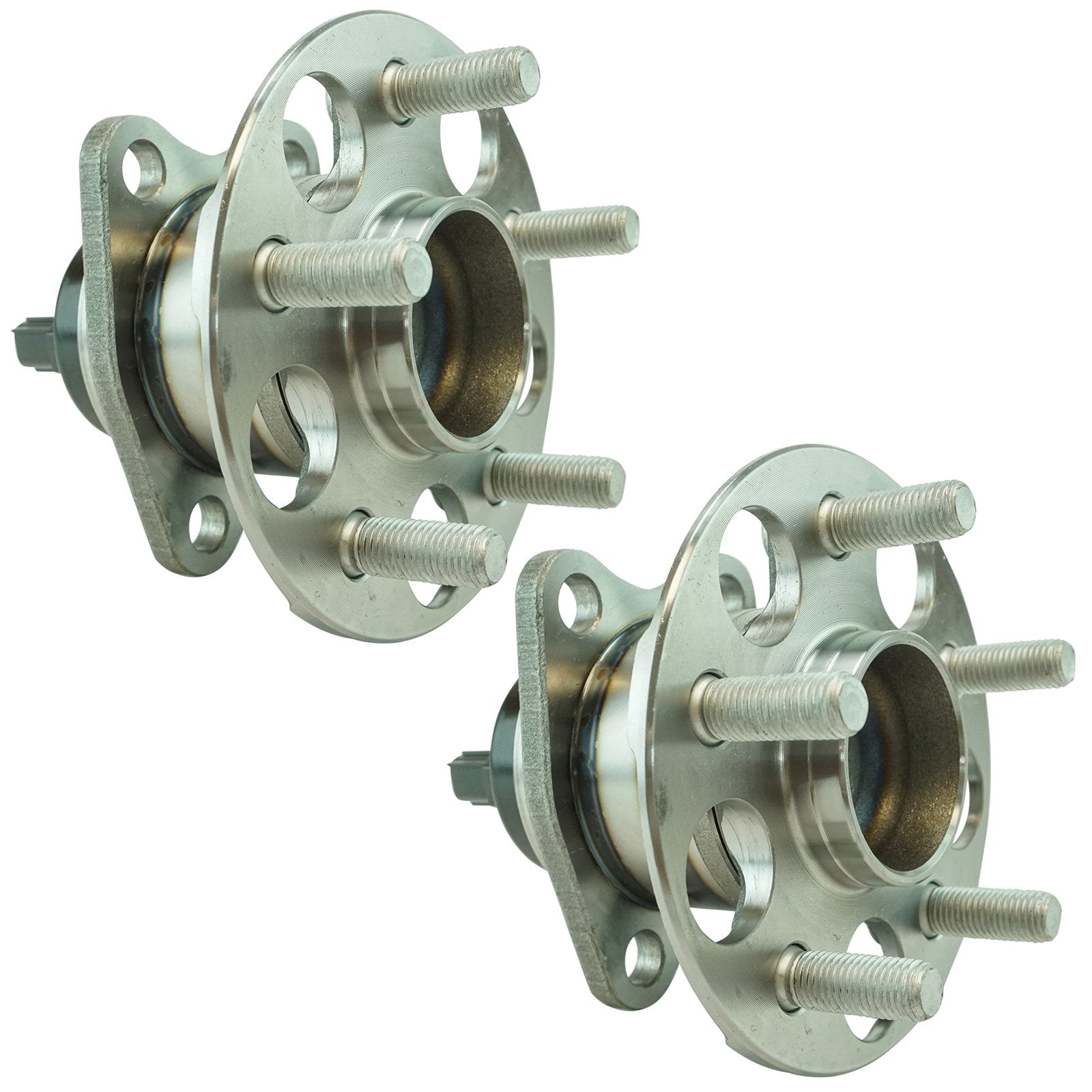 Trq Rear Wheel Hub Bearings Assembly Set Compatible With 2010-2015 Toyota Prius 2012-2015 Prius Plug-In