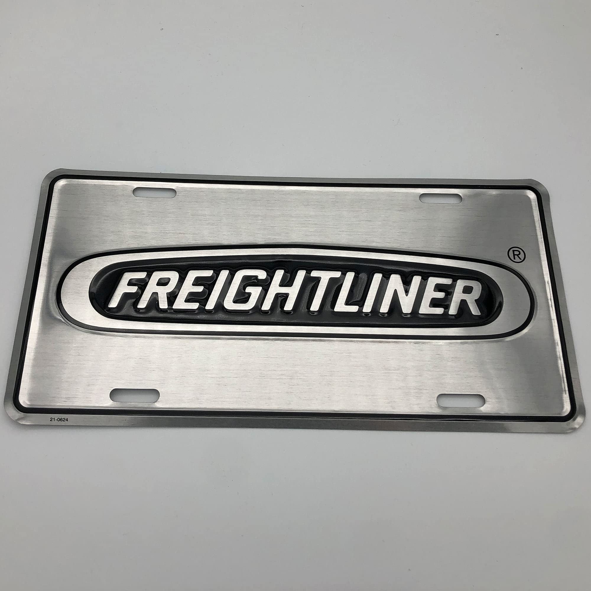 Freightliner Deluxe Aluminum Embossed License Plate