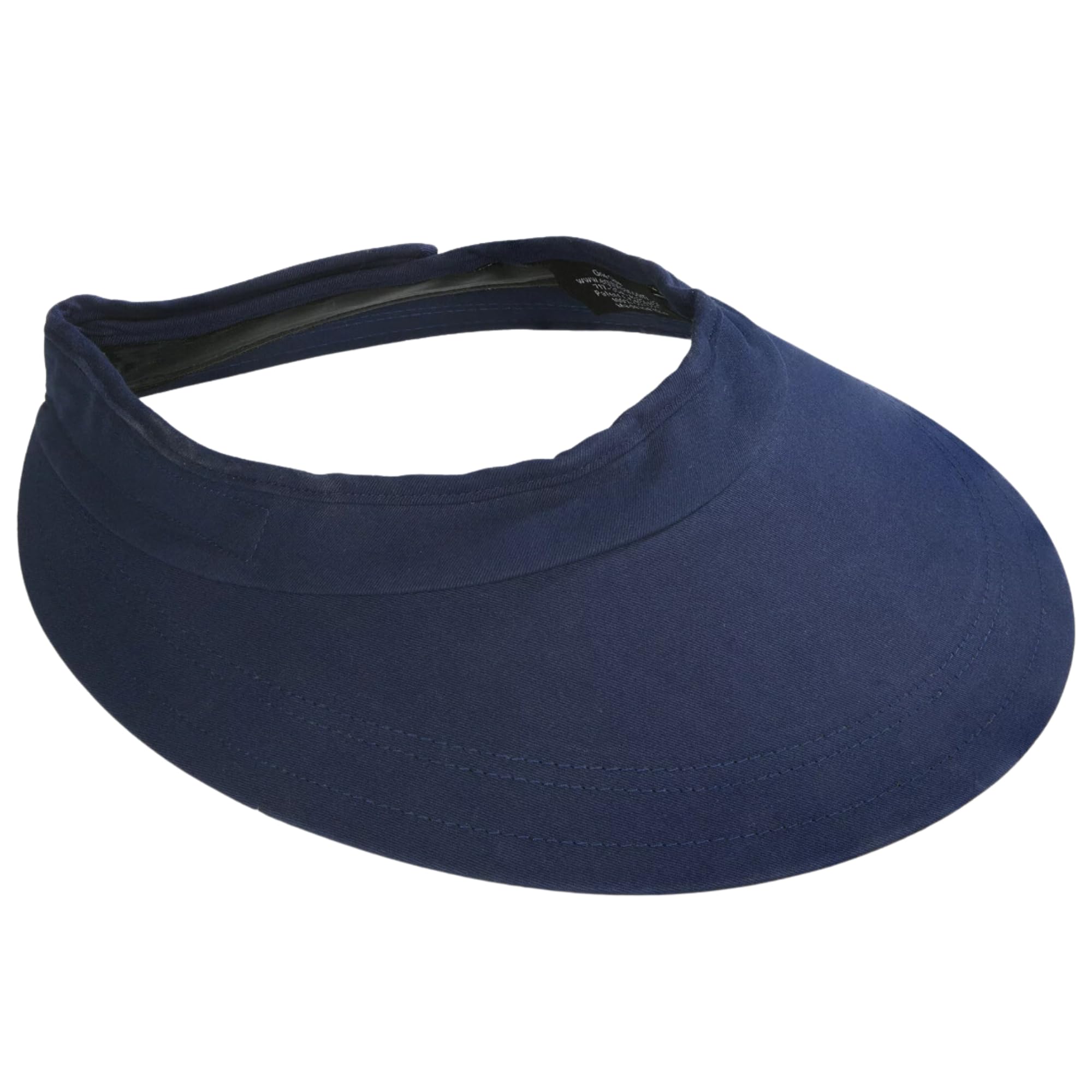 Equivisor Original 4.5” Sun Visor | Helmet Sun Protection Visor With Patented Gripper System | One Size Fits All | Ideal For Horseback Riding, Biking, Golfing | Mens And Womens Visor Hat | Navy