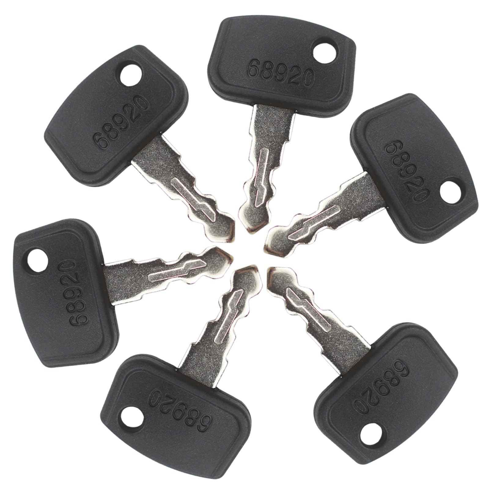 6Pcs Pl501-68920 Ignition Keys Compatible With Kubota Mower Tractor Bx25 Bx 2350 Bx 2360 F2680 Zd221 Zd321 Zd323 Zd326 Rtv 500 R