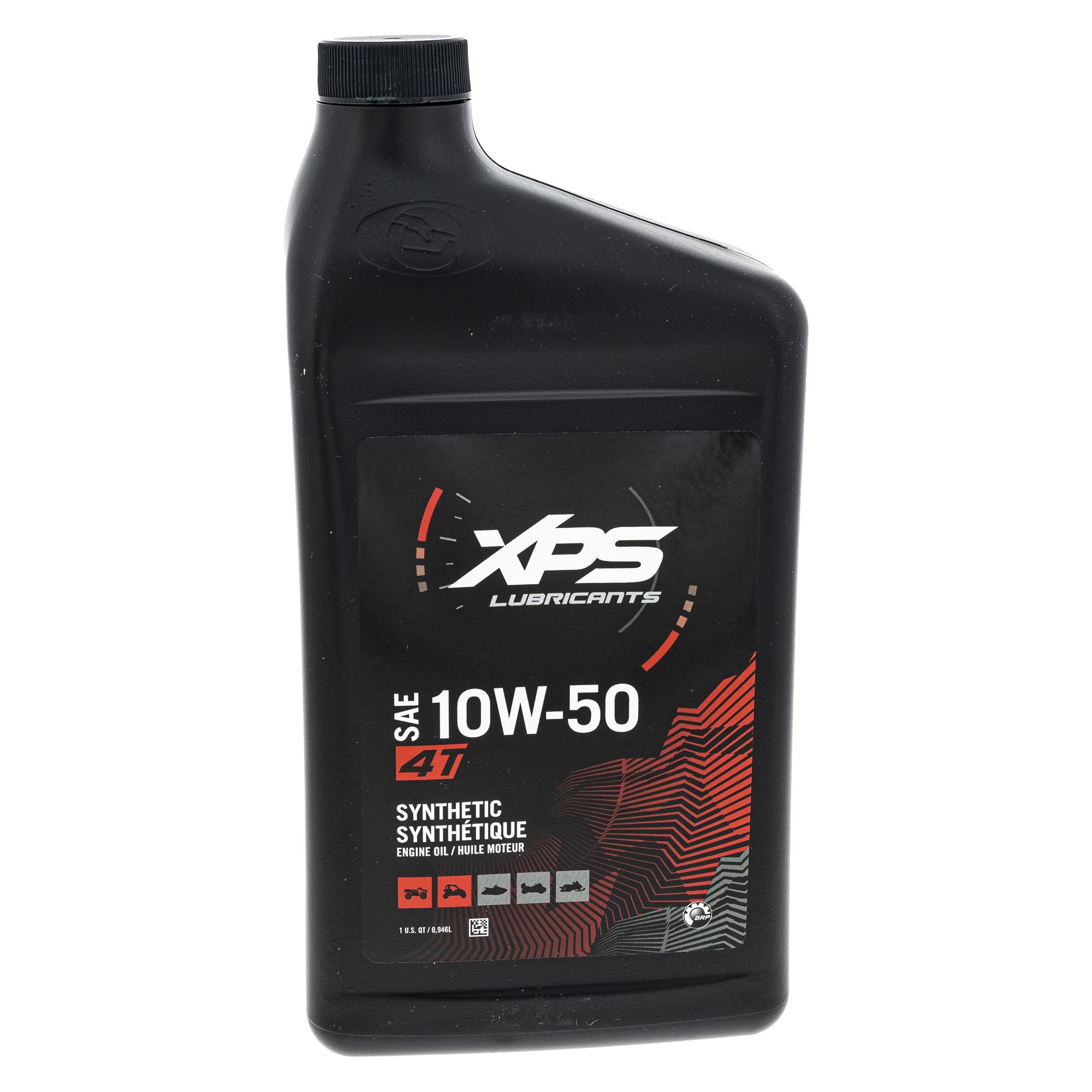 Can-Am Oem 4T 10W-50 Synthetic Blend Oil Change Kit, 779252, 9779252