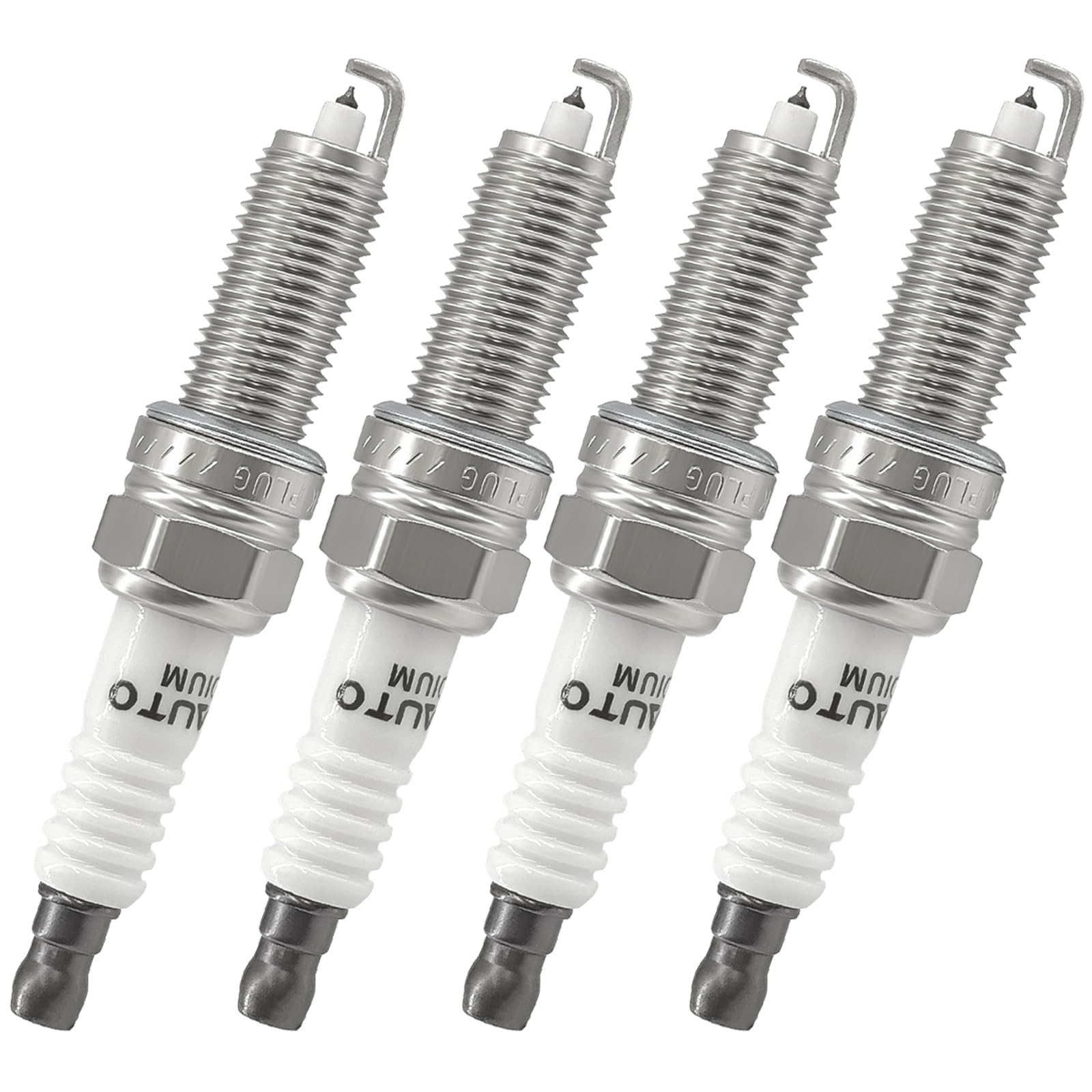 Oyeauto 4 Packs Iridium Spark Plugs Compatible With Hyundai Elantra Santa Kia Soul Forte Optima Honda Accord Civic Cr-V Acura 2.