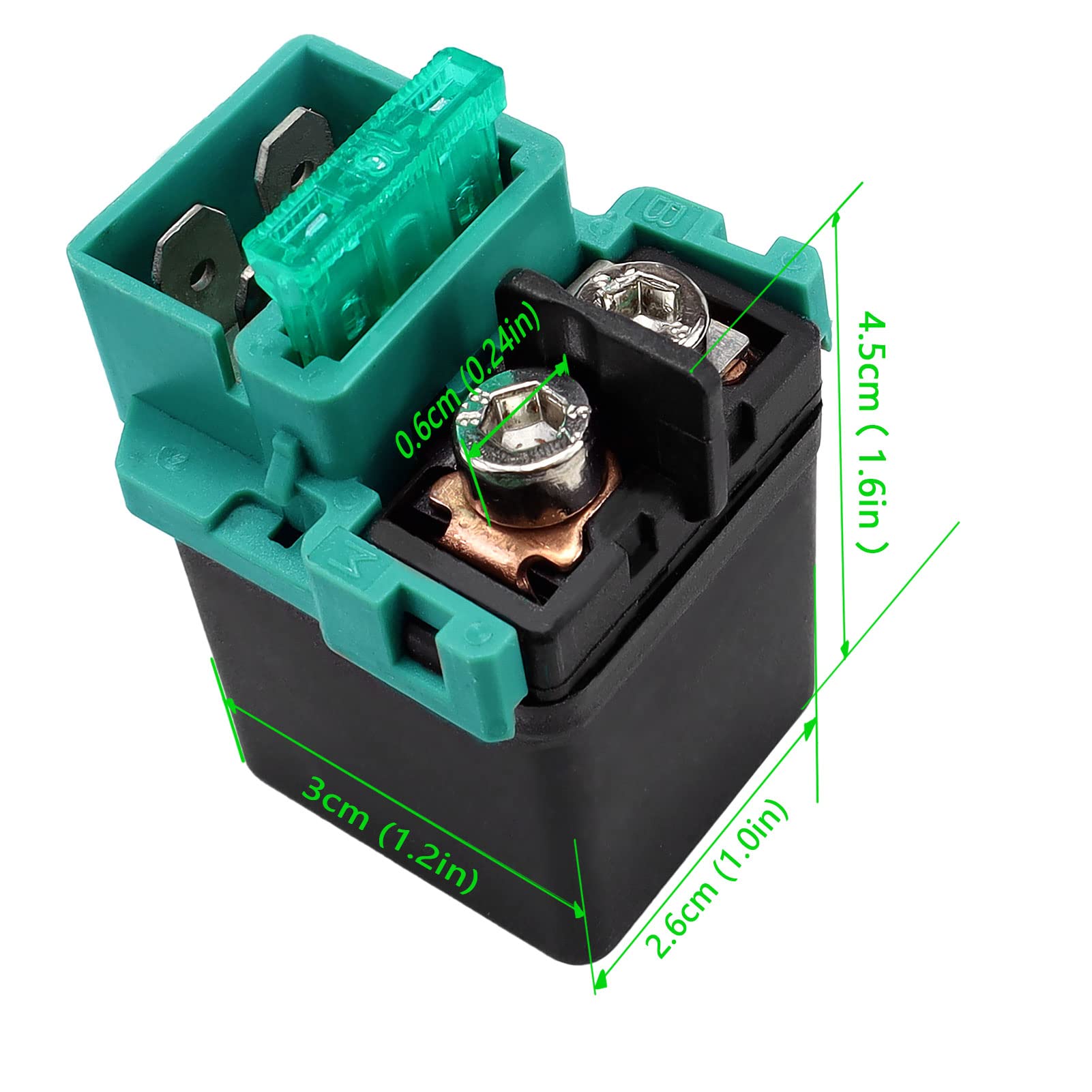 Starter Solenoid Relay for Honda CB250 CB500 CBR600 CBR600RR CB750 Nighthawk 750 Shadow 750 1300 VT750 VTX1300 for Kawasaki Vulc