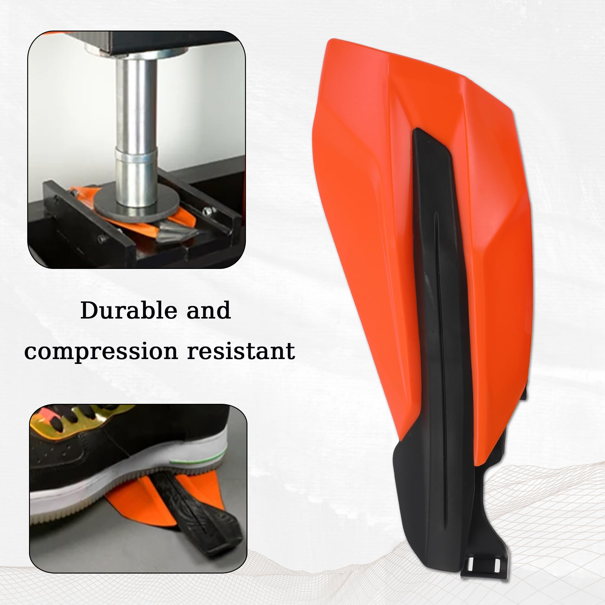 Powermotor Motorcycle Handguards,Dirt Bike Hand Guards Universal Atv Pit Bikes Handle Protector For 50 65 85 125 150 250 300 350 450 500 Sx Sx-F Exc-F Six Days Xc Xcf Xc-W Tpi (Orange)