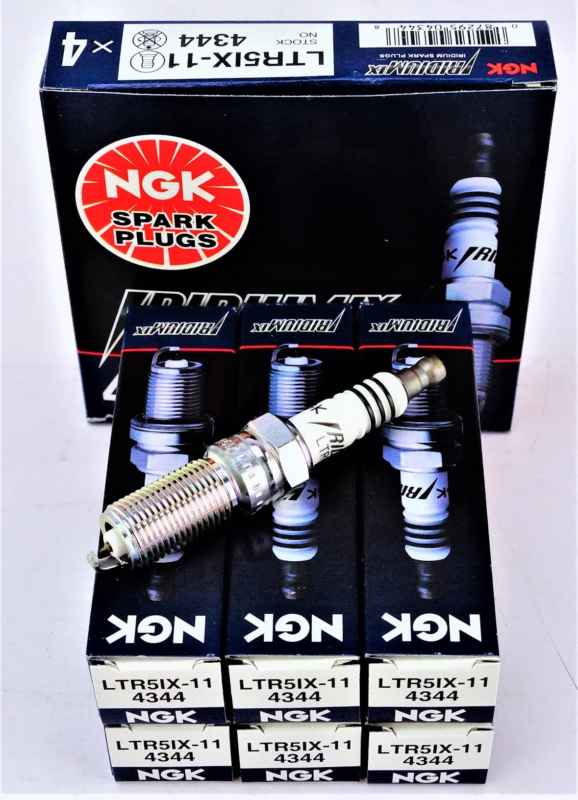NGK Spark Plugs LTR5IX-11 (Stock # 4344) (6-Pack)