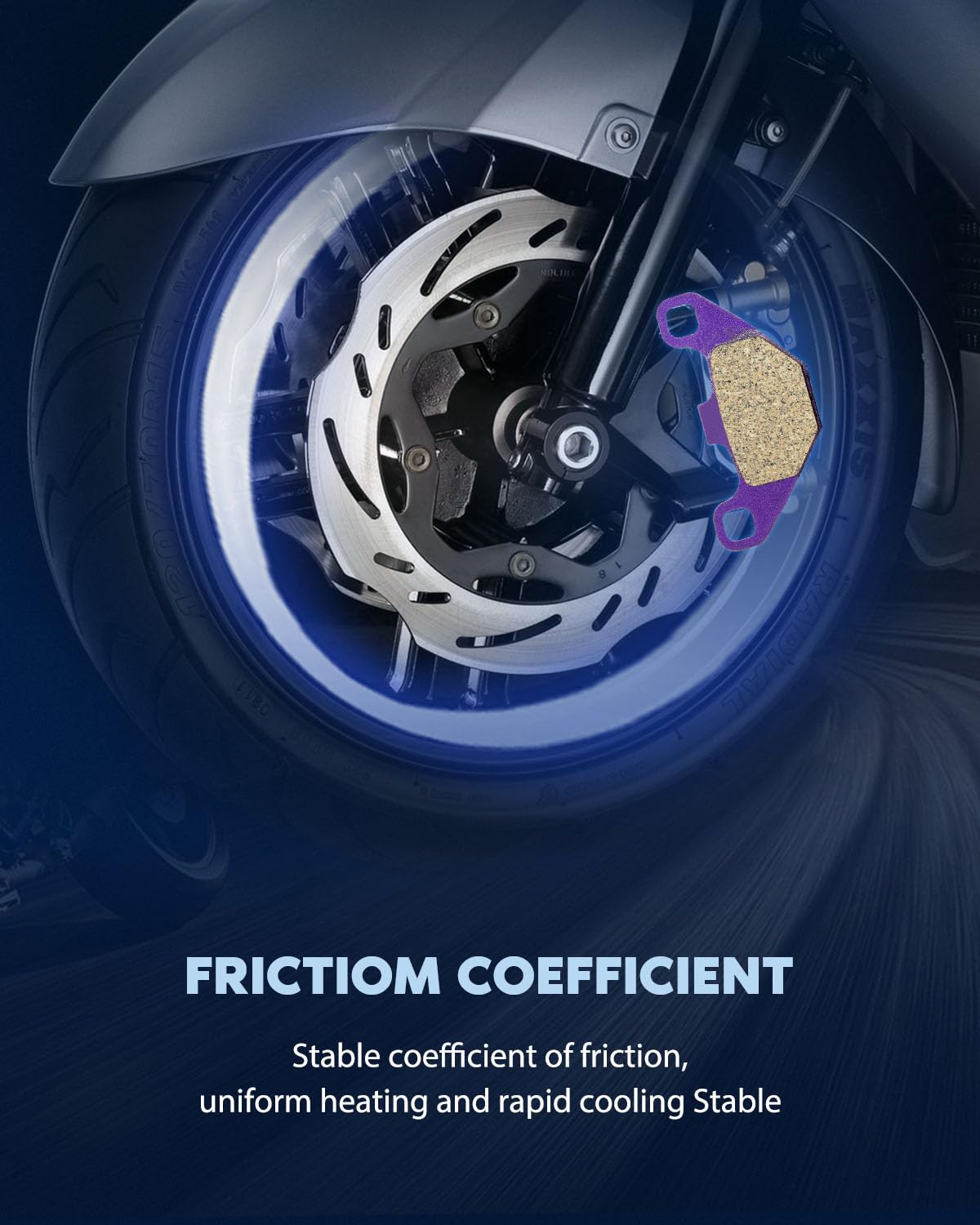 Eccpp Brake Pads Brake Shoes Fit For 1988-2004 For Kawasaki Bayou 300 Klf300B, Front And Rear Brake Pads And Brake Shoes 706 Fa6