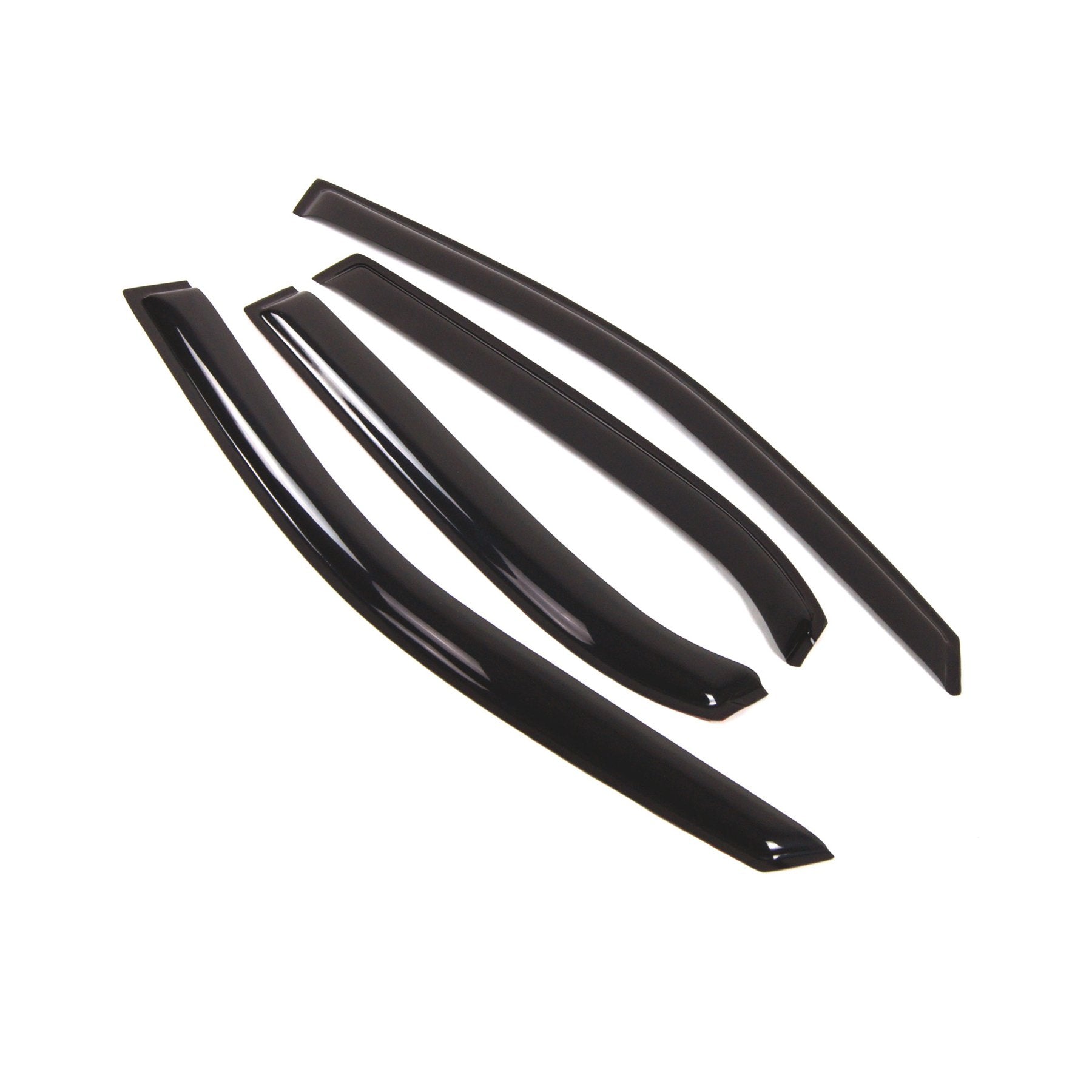 Tuningpros Outside Mount Window Vent Visors Rain Guards Compatible With Chevrolet Equinox 2010-2017 | Side Window Wind Deflector