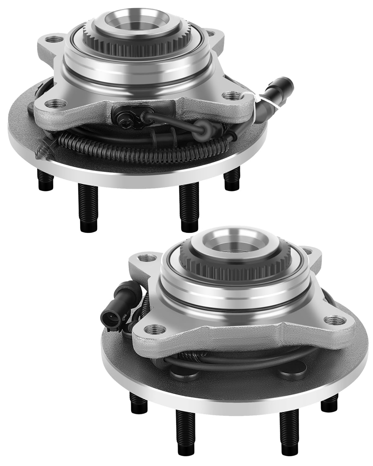 ECCPP Wheel Hub Bearing Assembly New Premium Bearing and Hub Assembly Front 6 Lugs W/ABS 515046