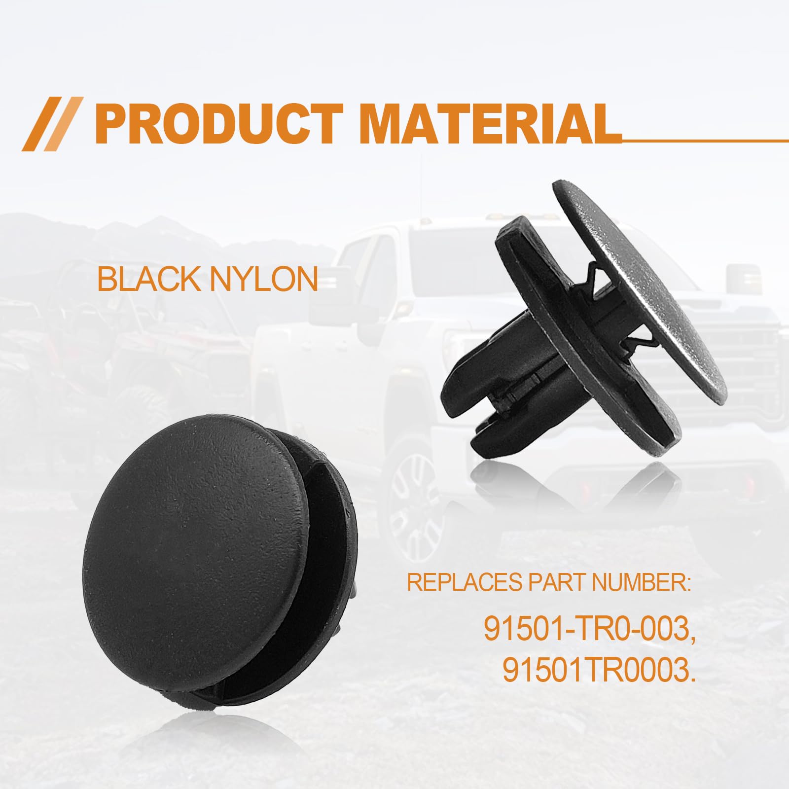 20PCS Front Fender Liner Retainer Clips Compatible with Honda Acura Accord Civic Clarity Crosstour CR-V Odyssey RLX TLX TSX ILX