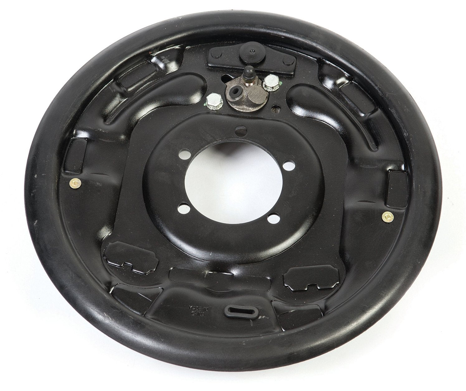 Husky Towing Liners 30786 Black Painted 12'' X 2'' Left Hand Hydraulic Brake Assembly - 6000 Lb. Rated Axle Capacity