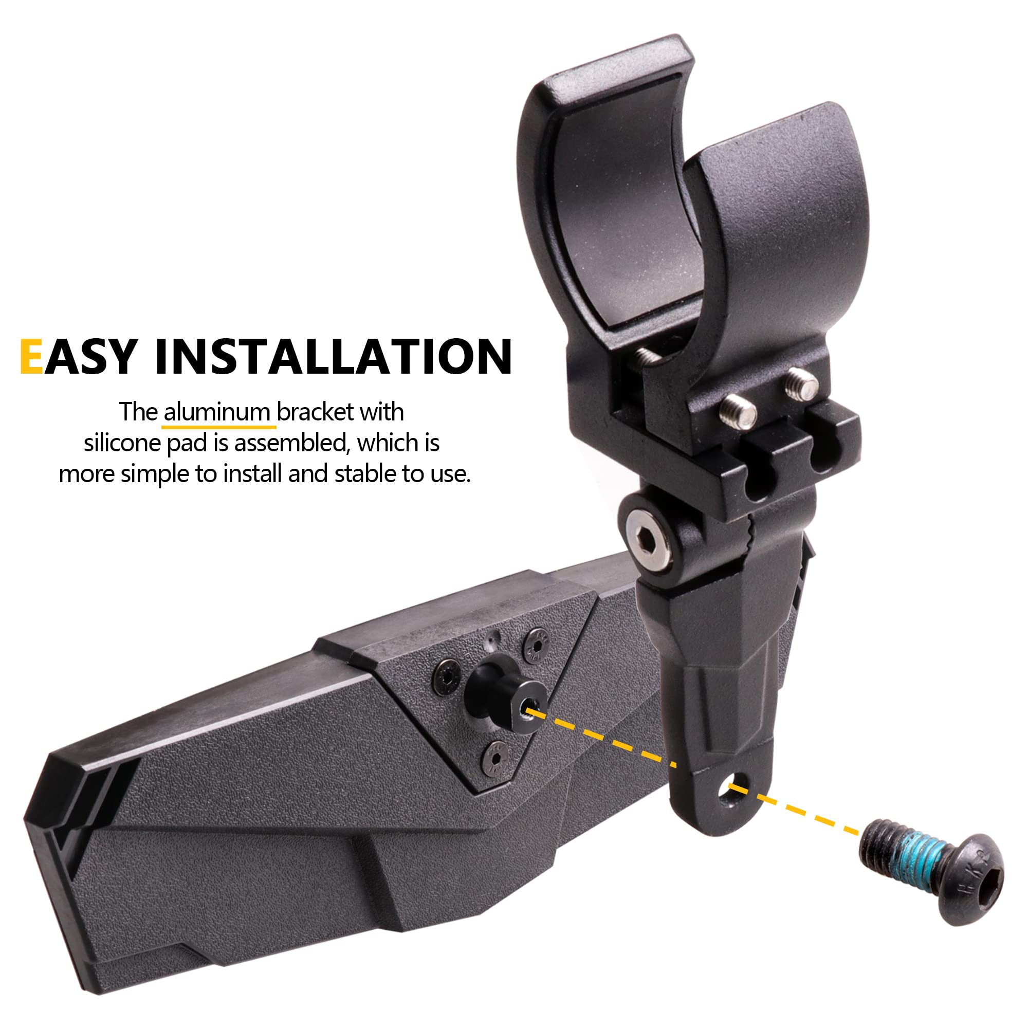 Utv Rear View Mirror, Rzr Center Rearview Mirror 1.5'-2' Roll Bar Mount Compatible With Polaris Rzr General, Pioneer, Talon, Can Am Commander Maverick X3, Kawasaki, Arctic Cat Wildcat