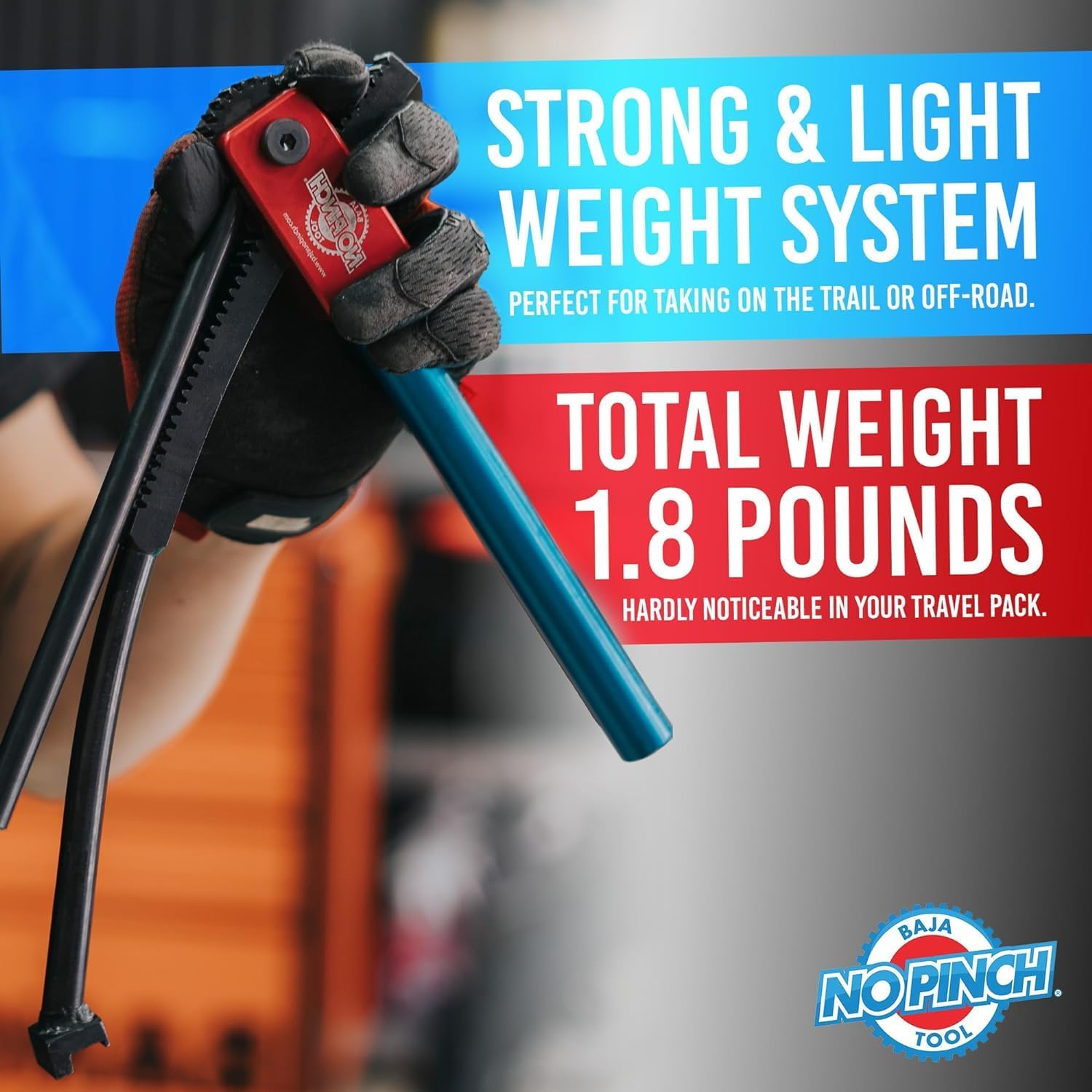 Baja No Pinch Original Tire Changing Kit - Dirt Bike Tire Changing Tools for Enduro and Motocross - Compact Dirt Bike Tire Chang