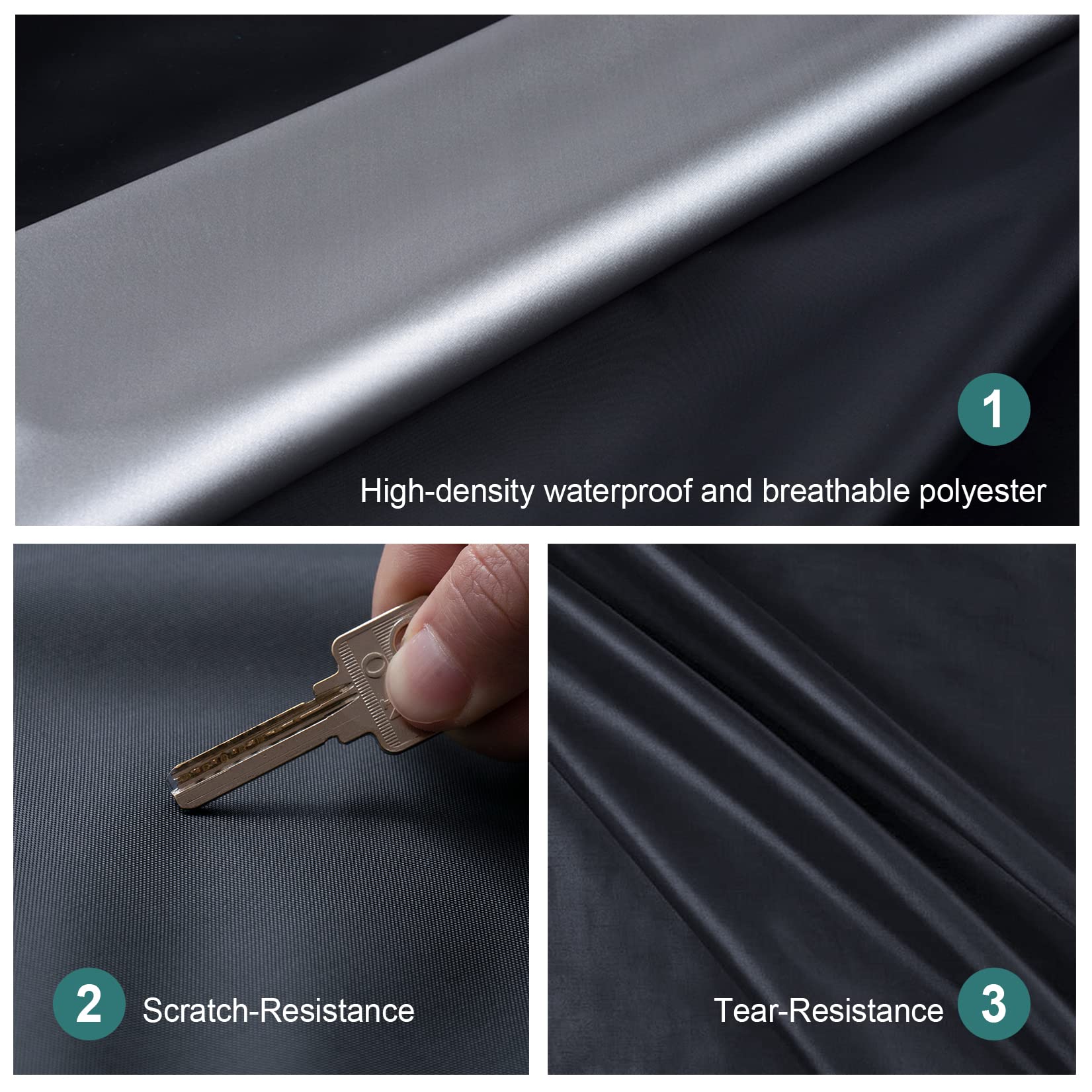 Gunhyi Car Cover For Automobiles Waterproof All Weather, Universal Fit Toyota Corolla, Honda Civic, Hyundai Elantra, Nissan Sent