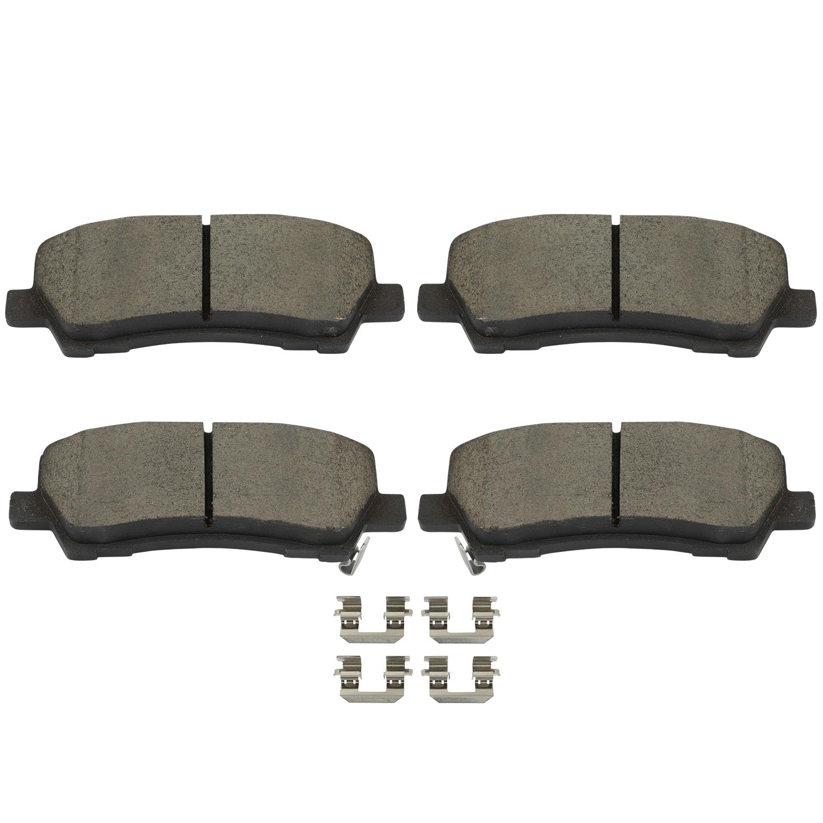 Scitoo D1793 Ceramic Brake Pads Sets Rear W/Hardware Replacement For Ford For Mustang 2015 2016 2017 2018