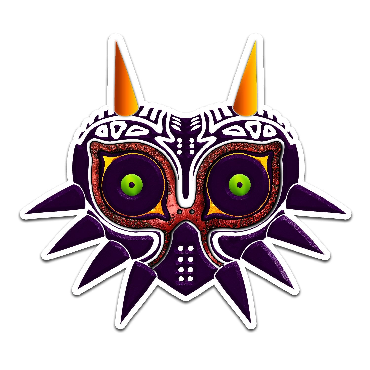 Bargain Max Decals Majora Inspired Character Mask Symbol Window Laptop Car Sticker 5.5'