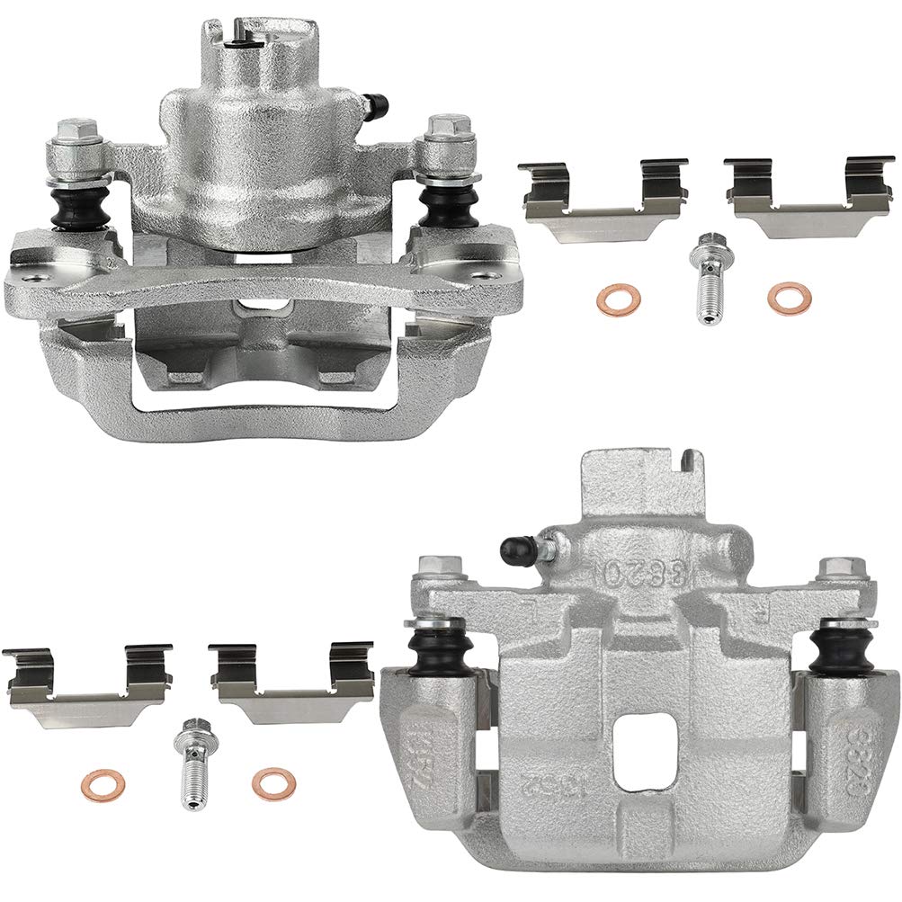 Scitoo 19B2583 19B2582 Rear Left & Right Disc Brake Calipers Assembly W/Bracket For Subaru For Baja 2003-2006,For Subaru For Leg