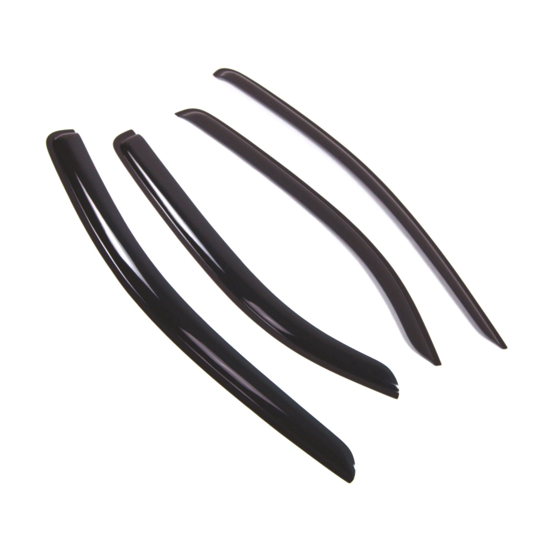 Tuningpros Outside Mount Window Vent Visors Rain Guards Compatible With Chevrolet Cruze 2011-2015 | Side Window Wind Deflectors