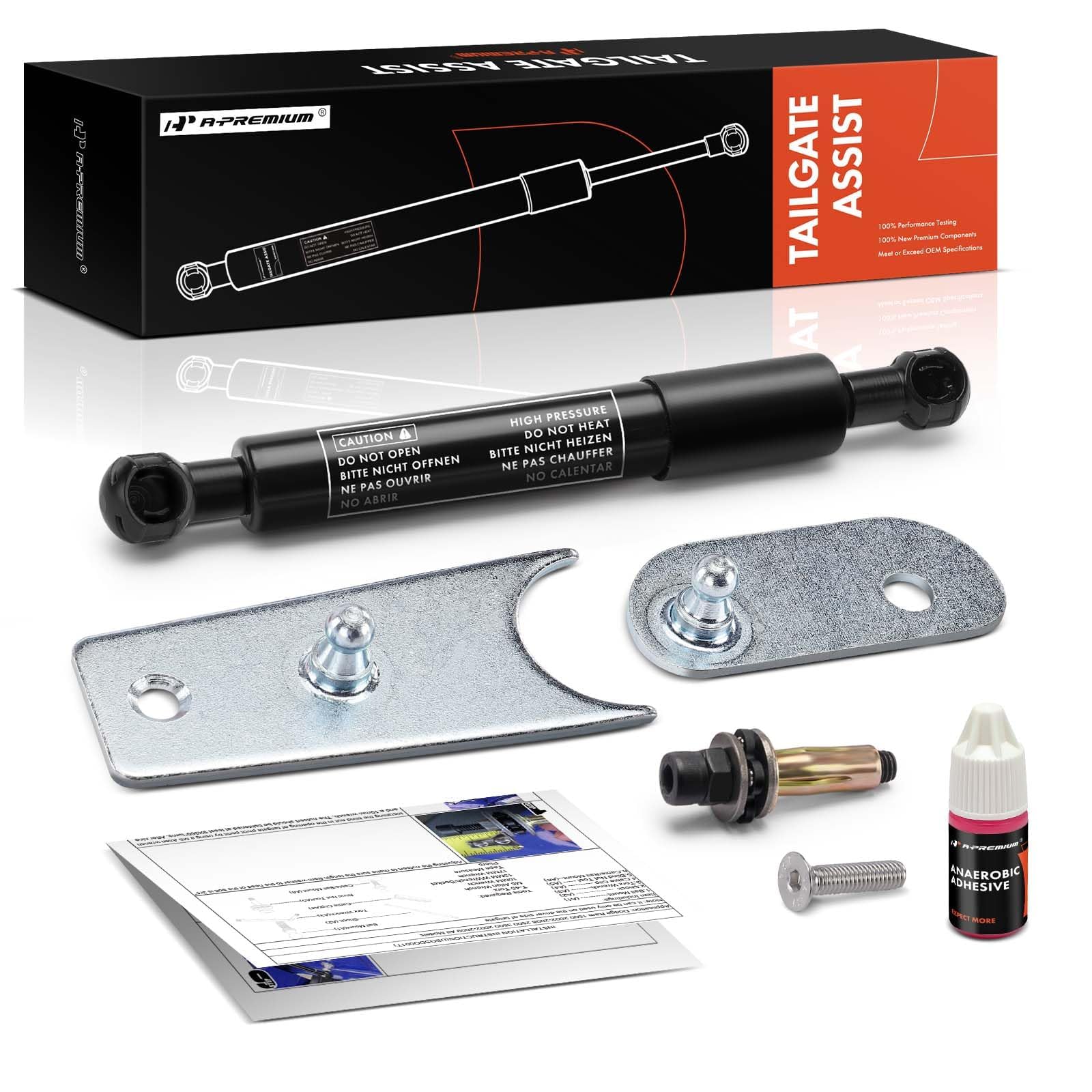 A-Premium Tailgate Assist Truck Tail Gate Lift Assist Shock Compatible With Chevy Silverado And Gmc Sierra 1500 2007-2018, Hd 25