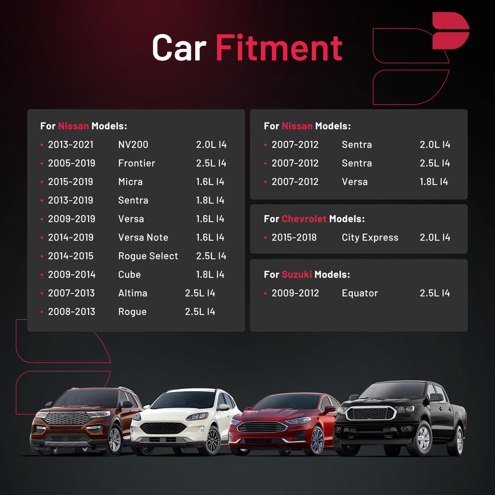 Bdfhyk Lkar6Aix-11 Iridium Spark Plugs Compatible With Chevy Nissan 2007-2013 Altima 2008-2013 Rogue 2007-2012 Sentra 2013-2021