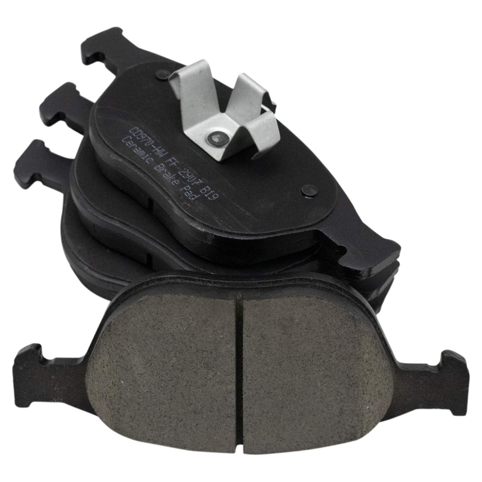 Trq Front Brake Pads Ceramic Compatible With 2002-2004 Ford Focus 2010-2013 Transit Connect