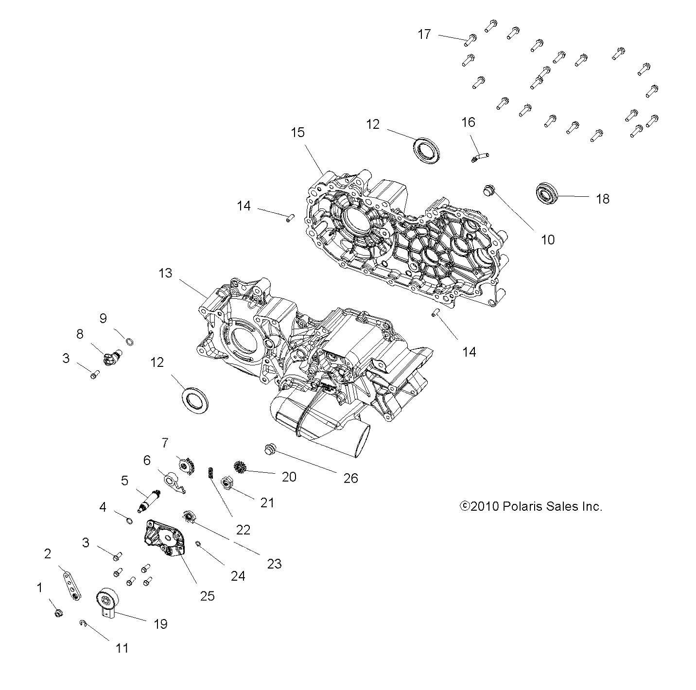 Polaris Atv Bellcrank, 92 Degrees, Genuine Oem Part 3234585, Qty 1