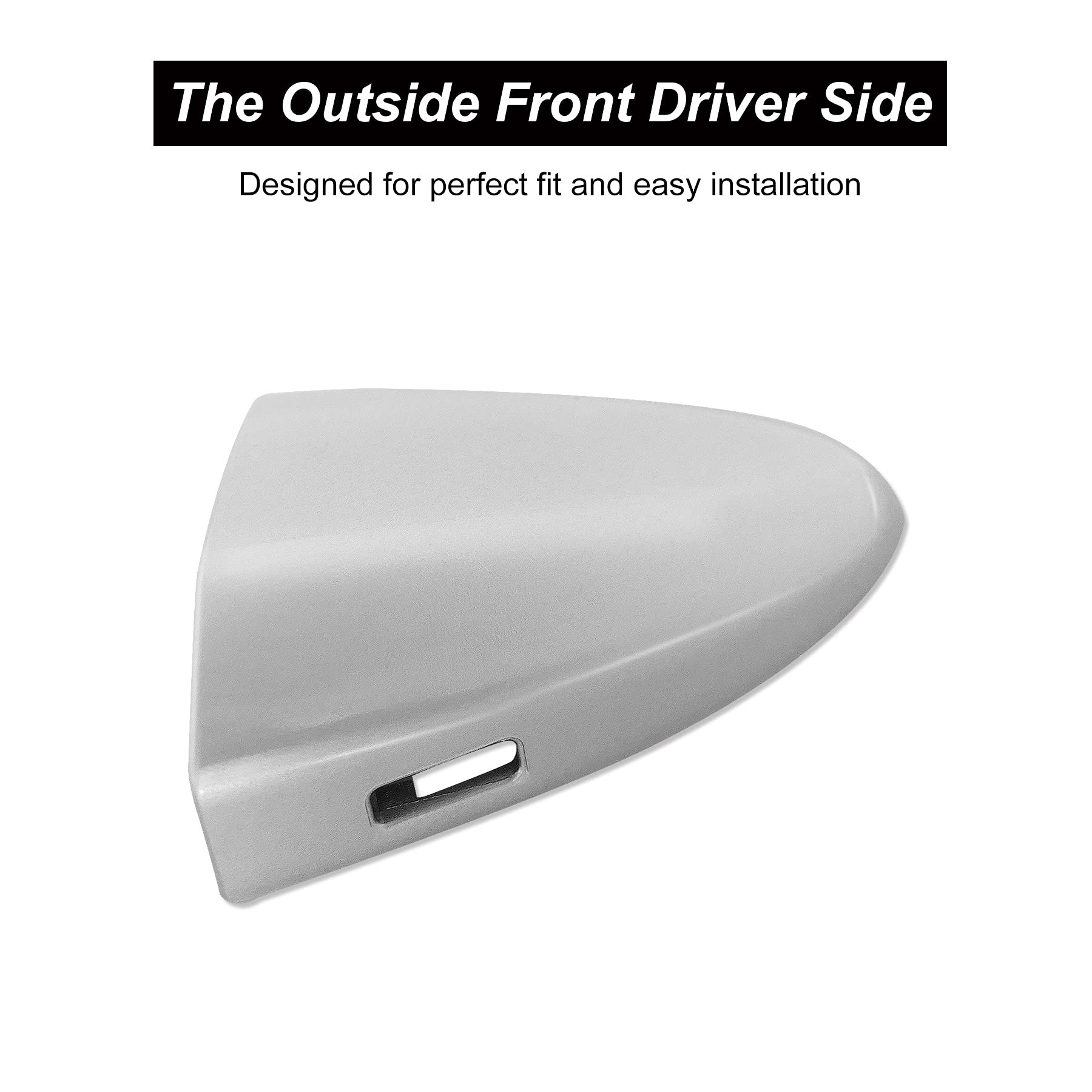 Augrex Door Handle Cover Fit For Lexus Is350 2.5L 3.5L 2006-2013, Fit For Lexus Is F 5.0L 2008-2013, Exterior Chrome Door Handle Trim Cap Front Driver Side Outside Door Handle Key Cover
