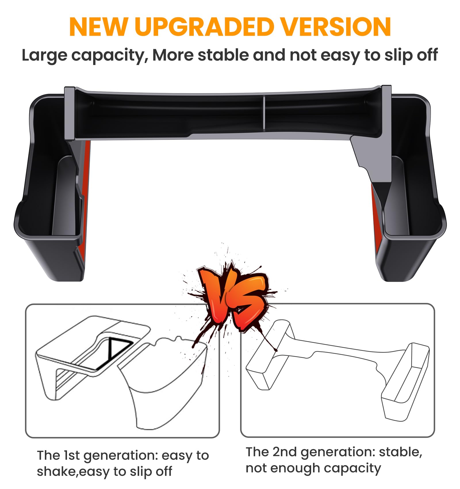 Eamplest Gear Shift Center Console Side Tray Organizer For Jeep Wrangler Jl Jlu 4Xe 2023 2022 2021 2020 2019 2018& Gladiator Jt 2020-2023 Interior Storage Accessories Shifter Storage Box