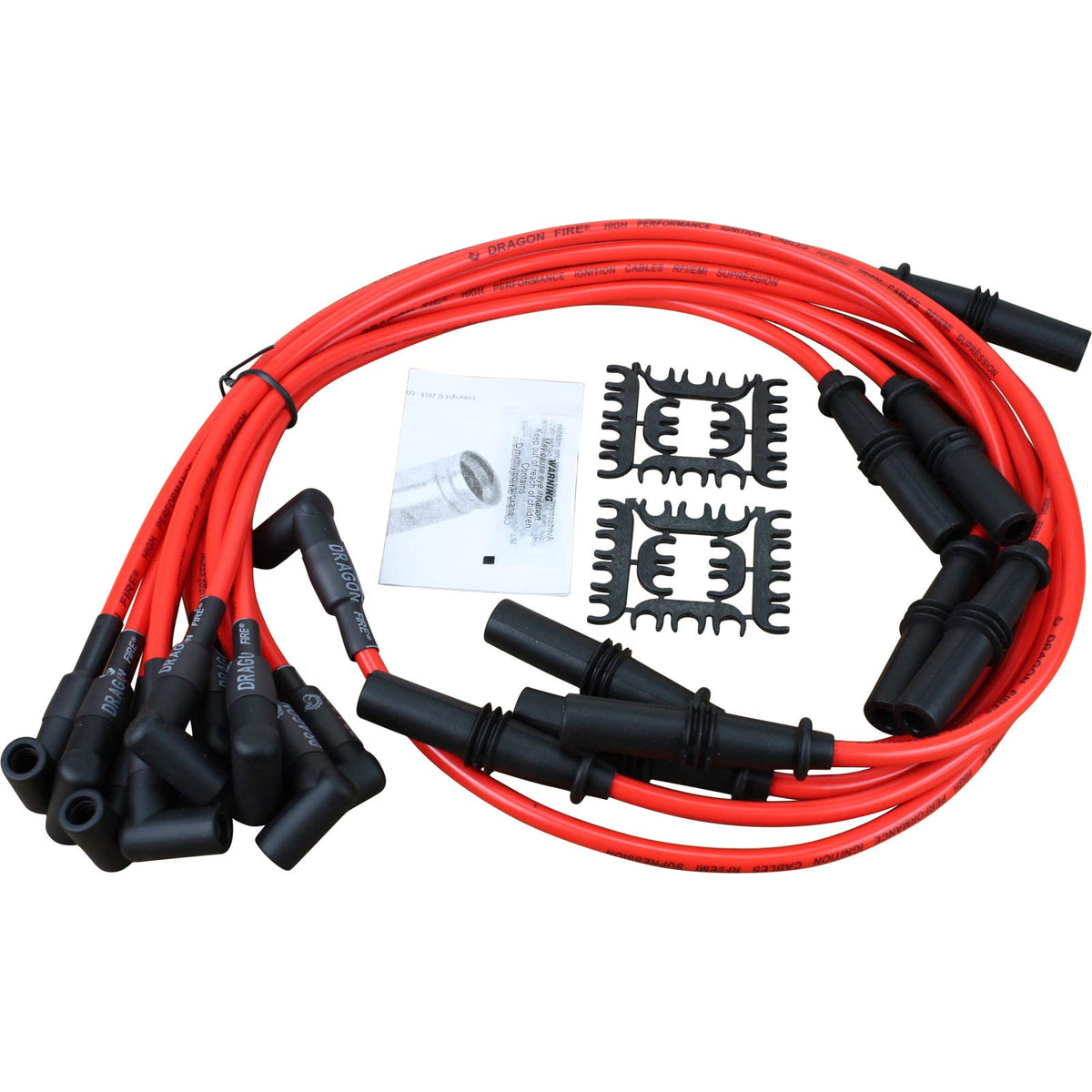 High Performance Spark Plug Wire Set for Dodge Ram 1500 2500 and 3500 Truck Van 5.2L 5.9L 1990 1991 1992 1993 1994 1995 1996 199