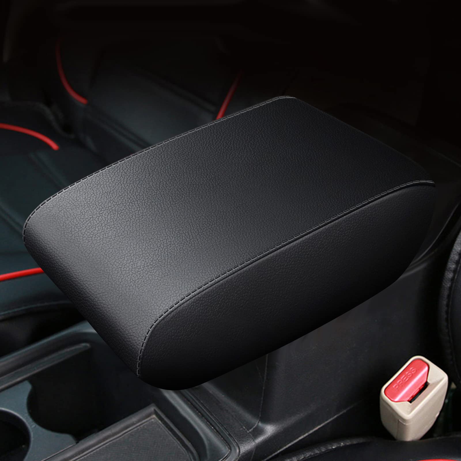 Aomsazto Armrest Covers For Crv 2012 2013 2014 2015 2016 Honda Black Center Console Replacement For Cr V