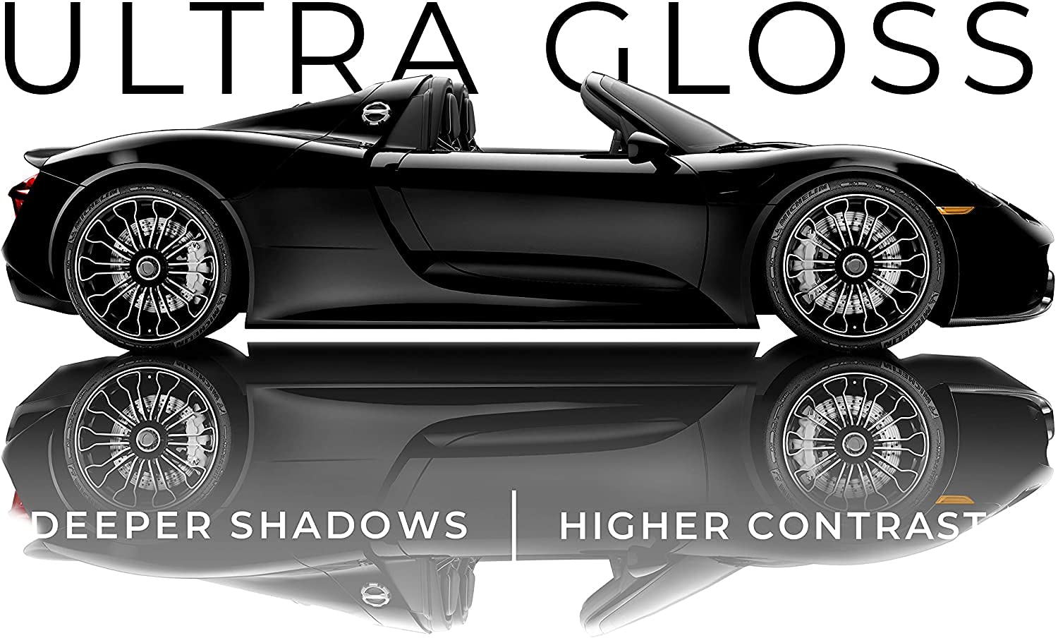 Vvivid+ Ultra Gloss Piano Black Vinyl Car Wrap Premium Paint Replacement Film Roll With Nano Air Release Technology, Stretchable