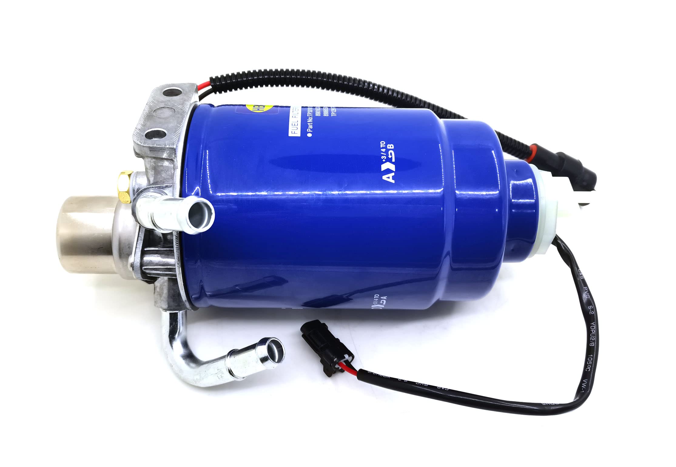 Replacement Gm 12642623 6.6 Diesel Fuel Pump/Water Seperator Fuel Filter Housing Fits 2005-2016 Chevrolet Silverado Gmc Sierra 6.6L Duramax Fits 2005 Lly, 2006-2007 Lbz, 2007.5-2010 Lmm 2011-2016 Lml