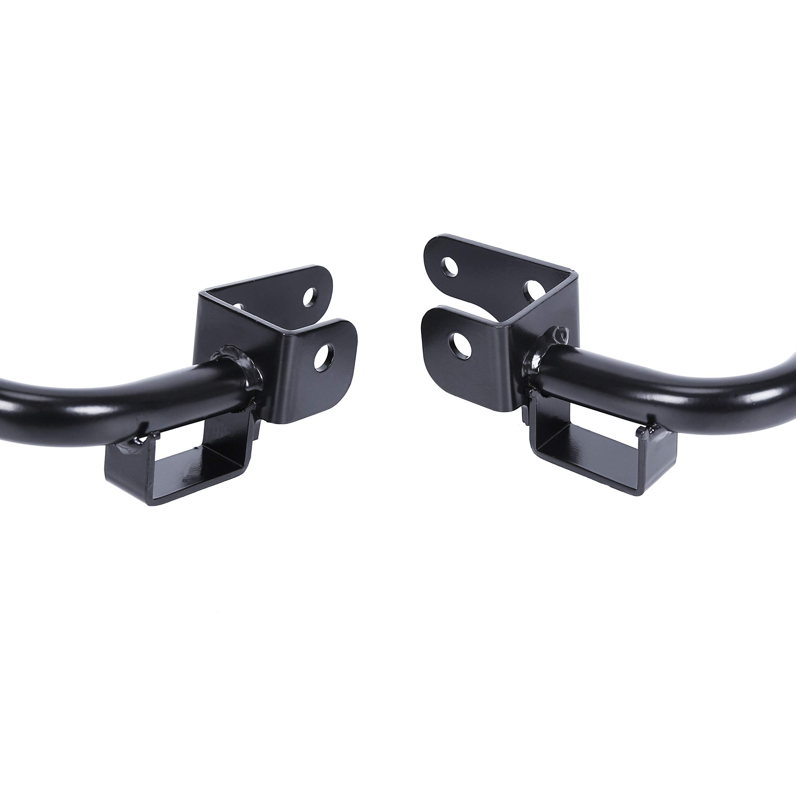 ECOTRIC Saddlebag Bracket Guard Bars Compatible with 2014-2024 Harley Davidson Touring Street Road Glide FLH Saddle Bags Guard Support Bar Mount Chrome & Black