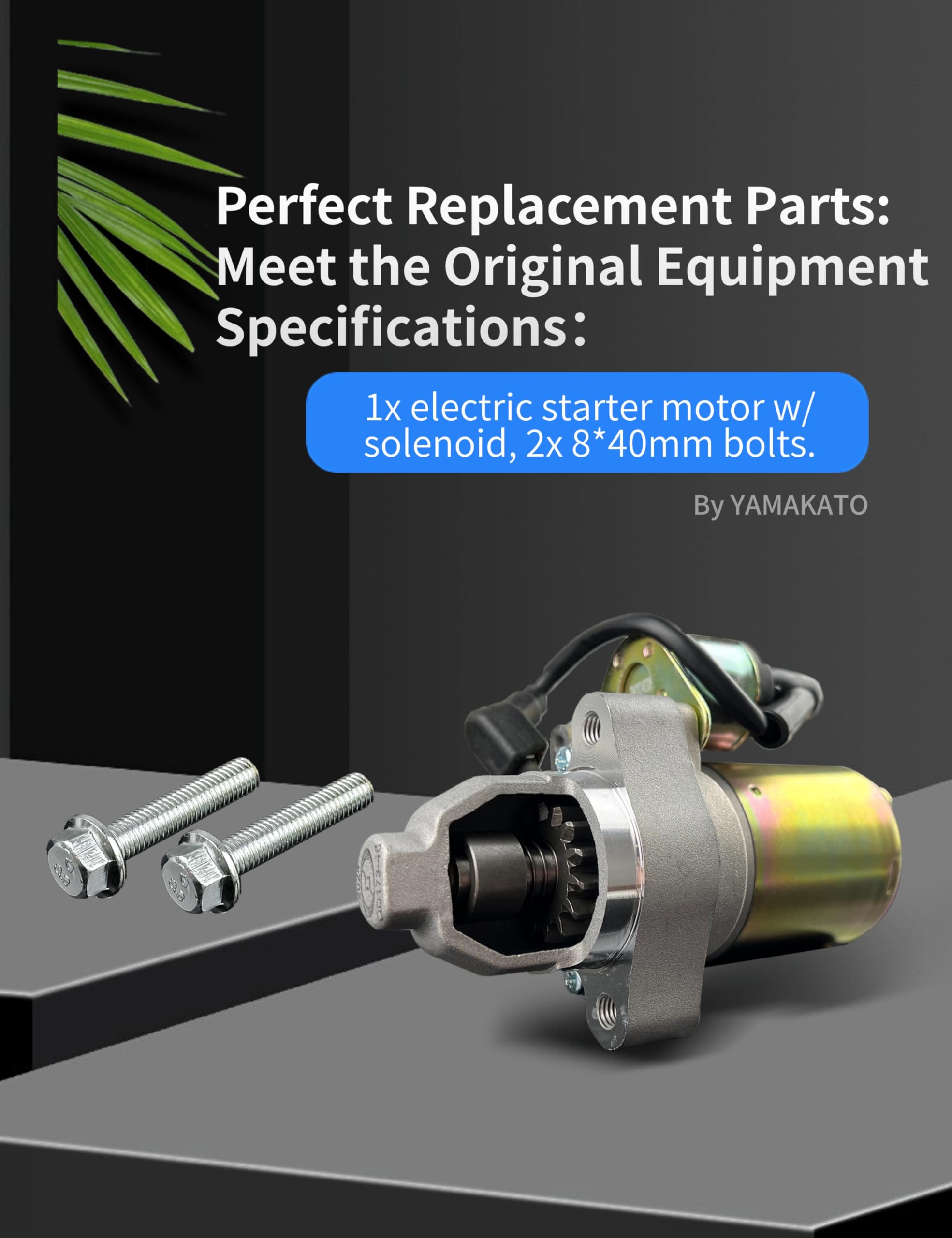 Yamakato 31200-Zh9-003 Starter Motors For Honda Gx240 Gx270 8-9Hp W/Solenoid 410-52067 31200-Zh9-013 Snd-1080 Denso 128000-2240