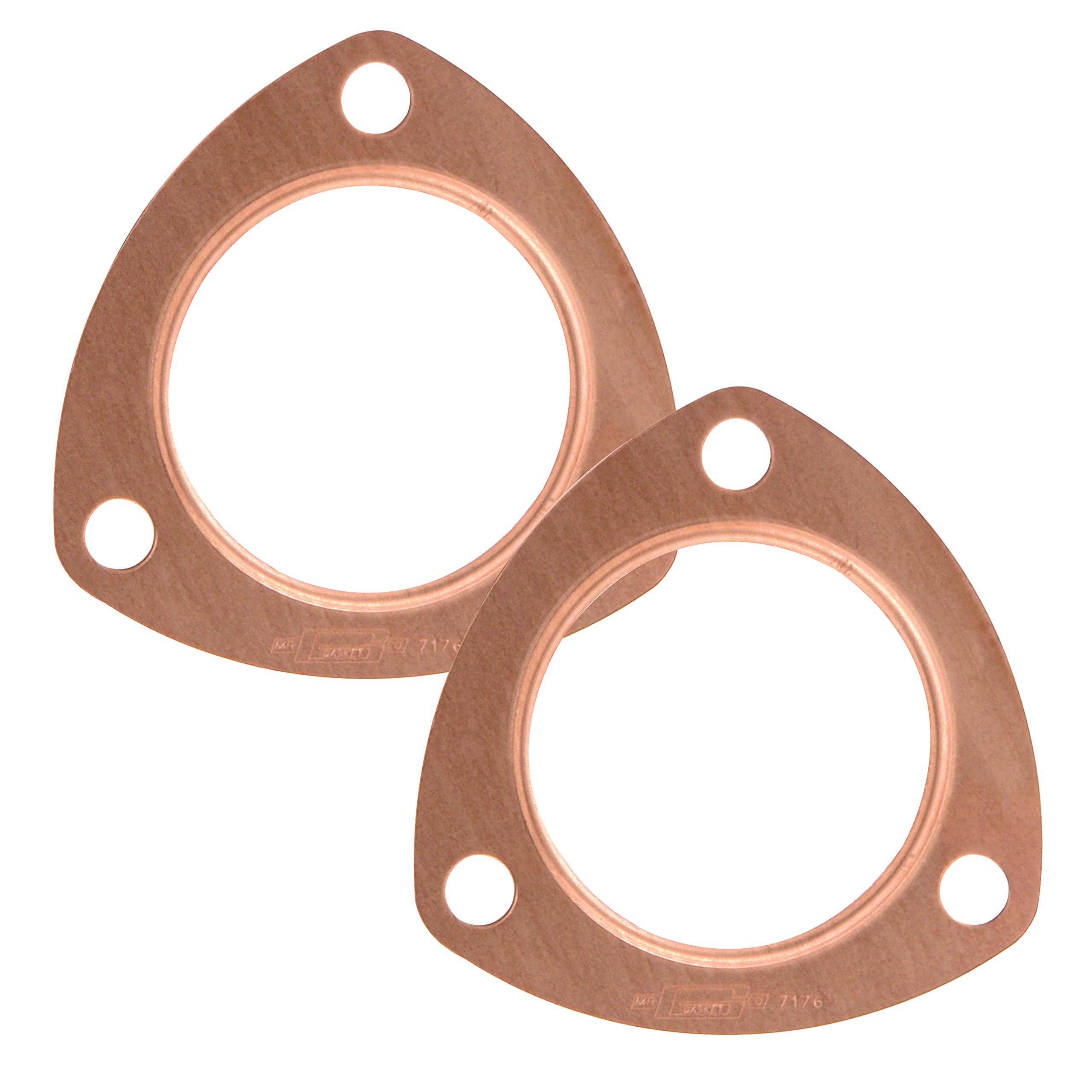 Mr. Gasket 7176C Collector Gasket - Set Of 2 , Orange