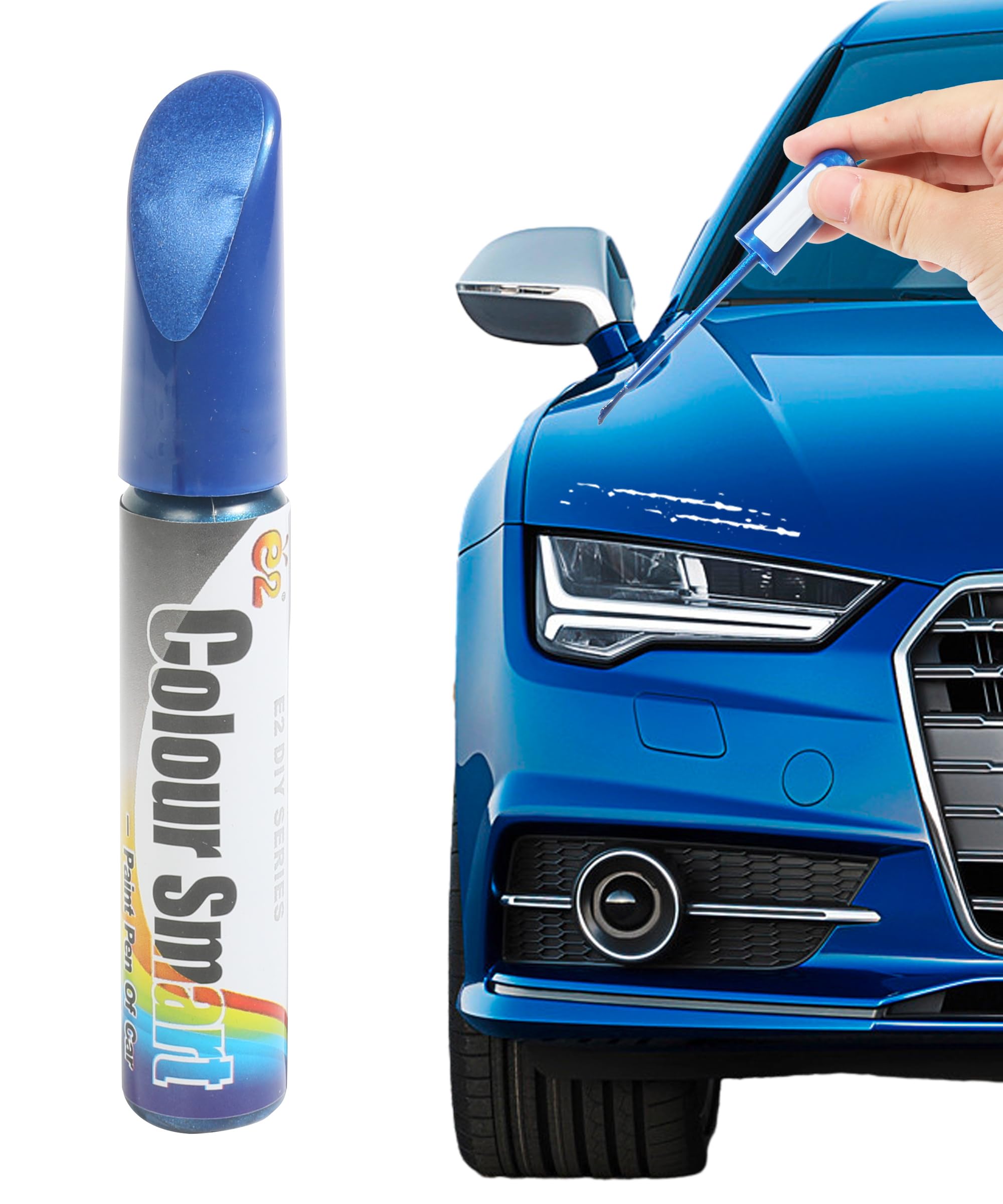 Bylikeho Car Scratch Repair Pen - Deep Scratch Remover, Touch-up Paint Fill Pen, Blue