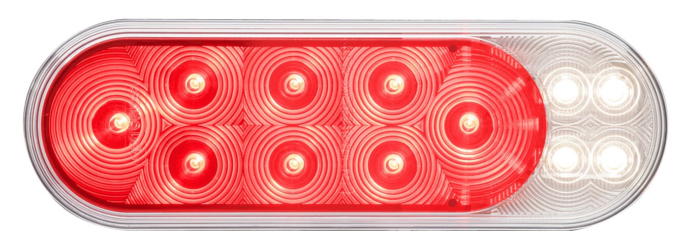 Optronics Stl211Xrb 4'' Fusion Gen Ii Led Combination Stop/Turn/Tail/Back-Up Light, Red