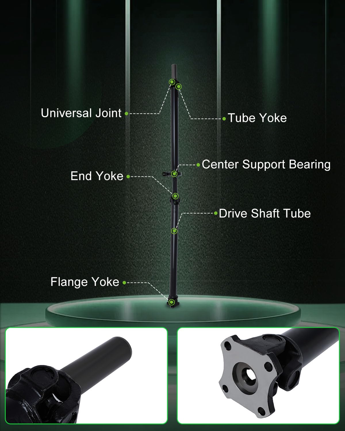 Scitoo 92.3'' Rear Drive Shaft Assembly Propeller Shaft Compatible For Ford F-150 2009-2012,For Ford Lobo 2010-2011 936-809 431-