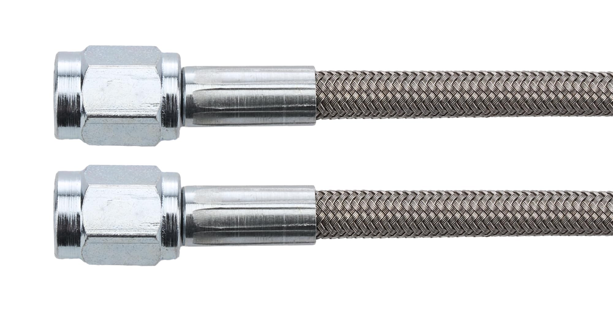 Allstar Performance ALL46300-21#3 Braided Steel Lines With -3 Ends, 21in