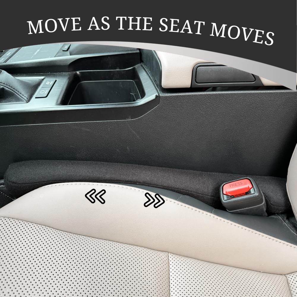 Axutous Car Seat Gap Filler Universal For Car Suv Truck Fit Organizer Fill The Gap Between Seat And Console Stop Things From Dro