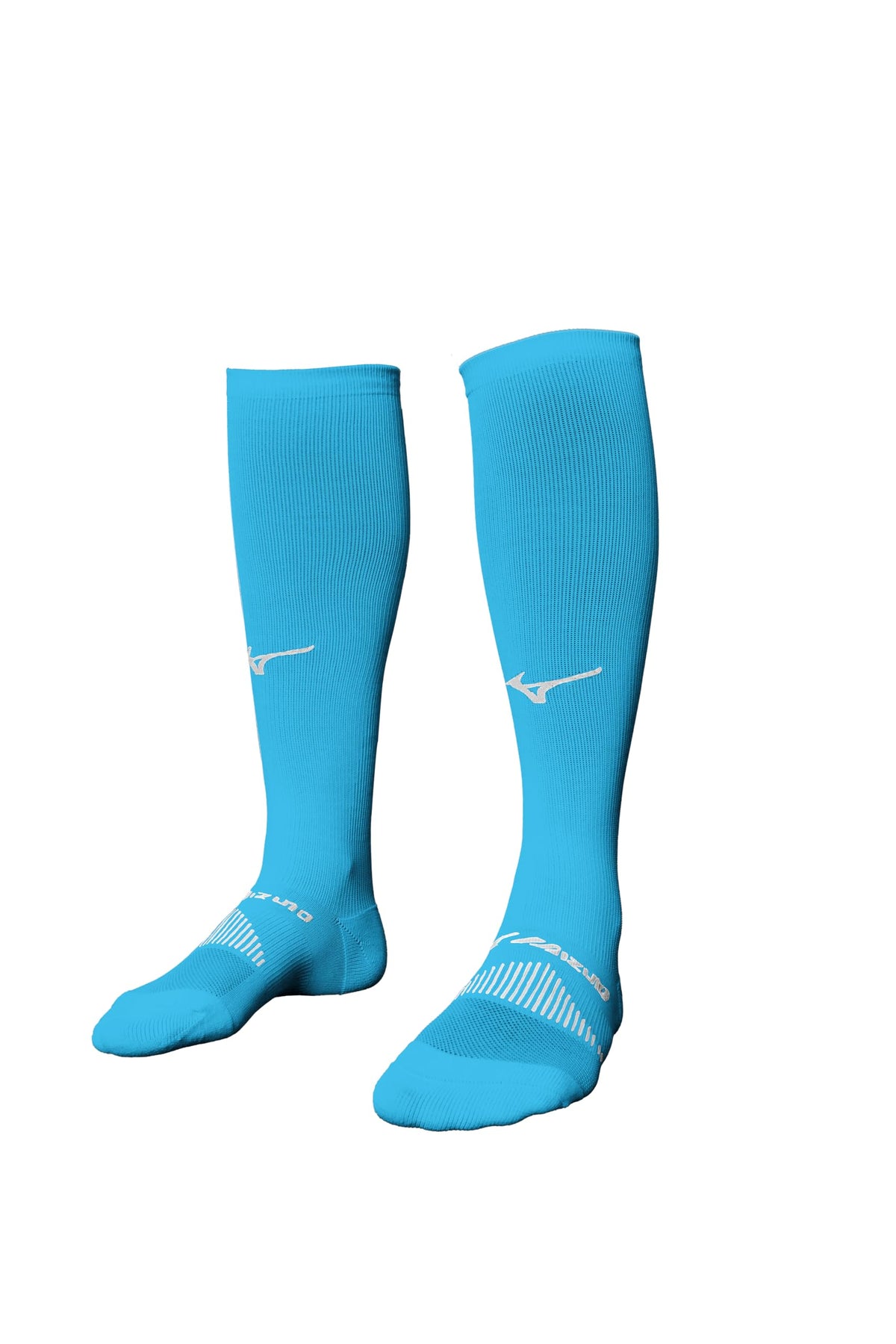 Mizuno Performance Otc Socks | Padded Athletic Socks | Light Blue | Unisex Medium