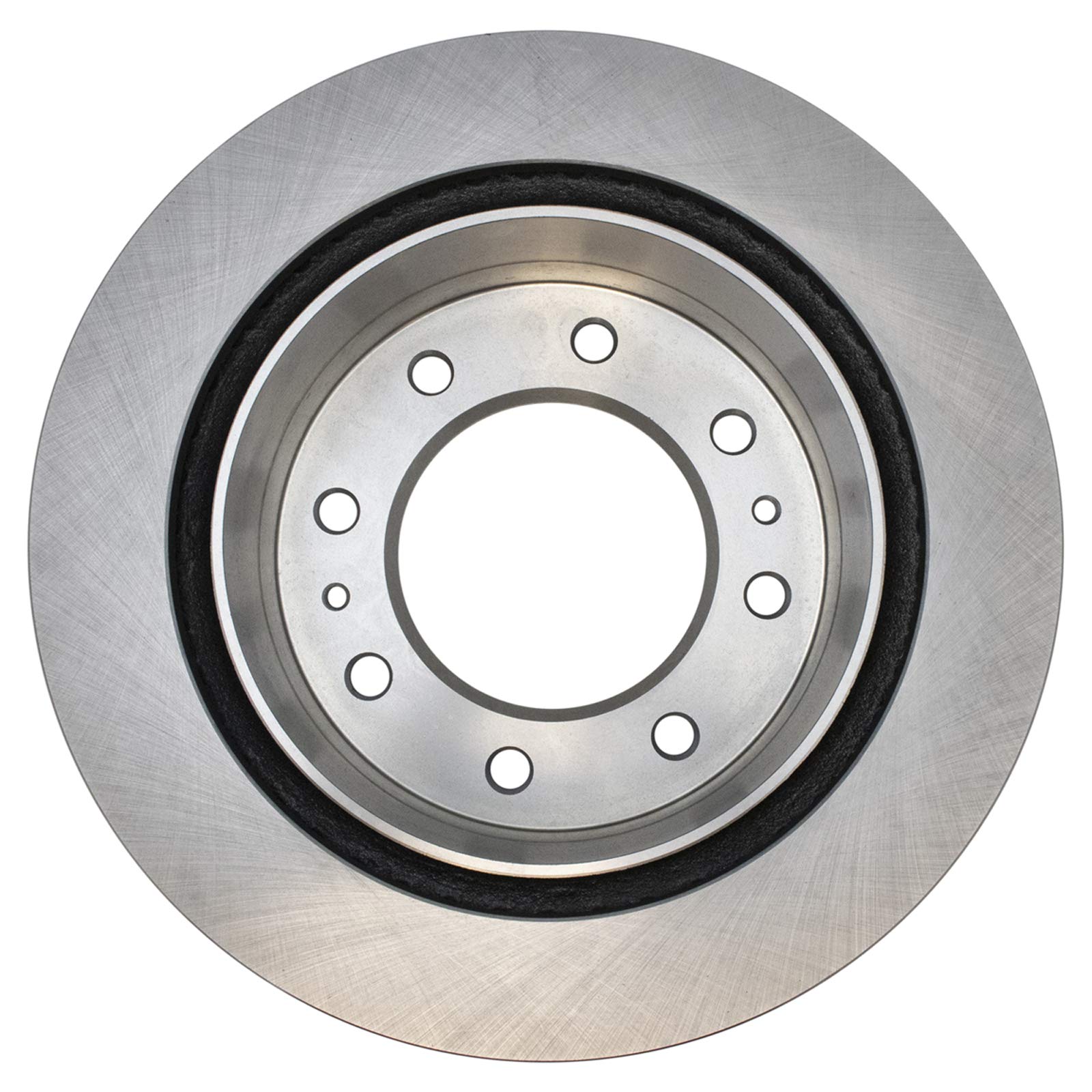 Trq Rear Brake Pad & Rotor Kit Brake Pads Brake Rotor Semi-Metallic Compatible With 2011-2019 Chevrolet Silverado 2500 Hd Silver