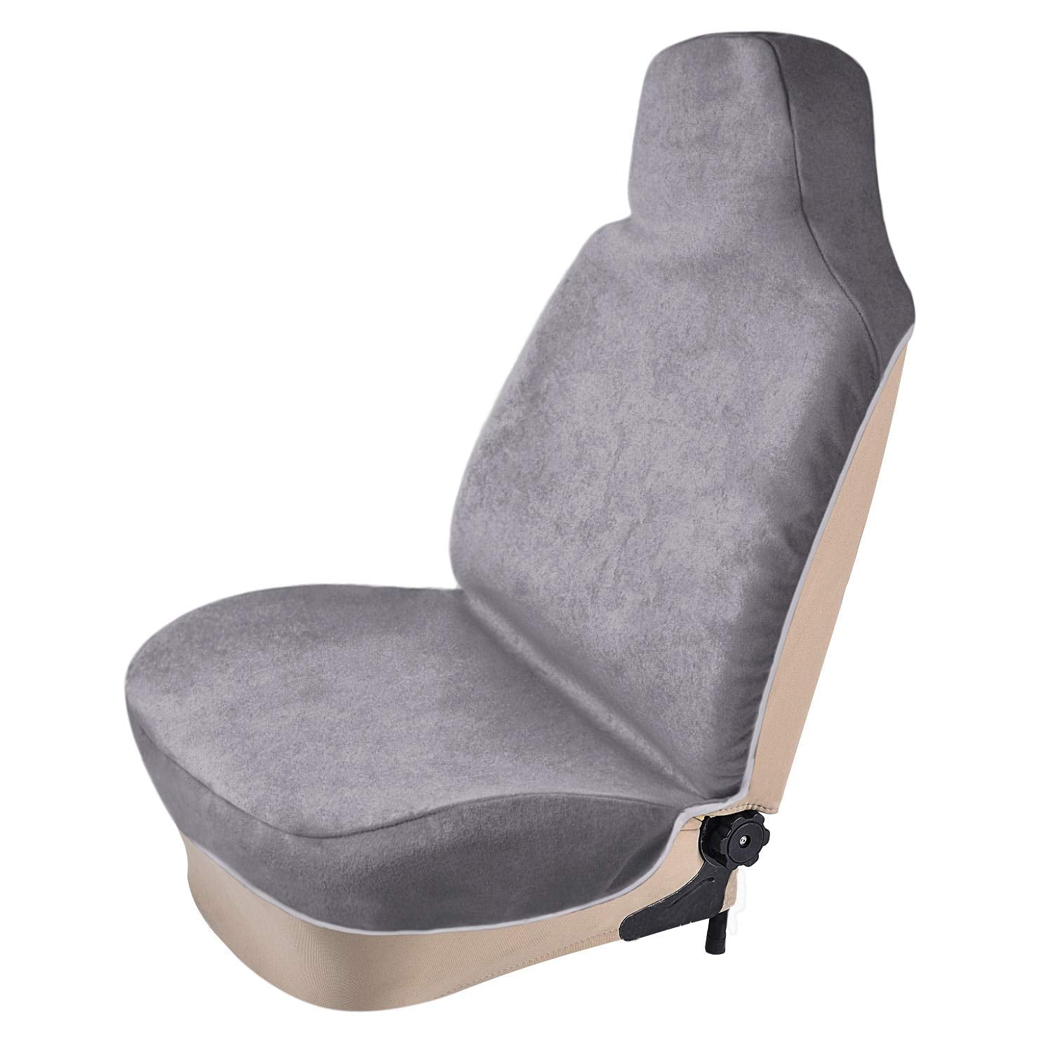 Auto Newer Neoprene Waterproof Sweat Towel Car Seat Covers, Pets Seat Protector, Bucket Car Seat Covers Front Seats Only, Univer