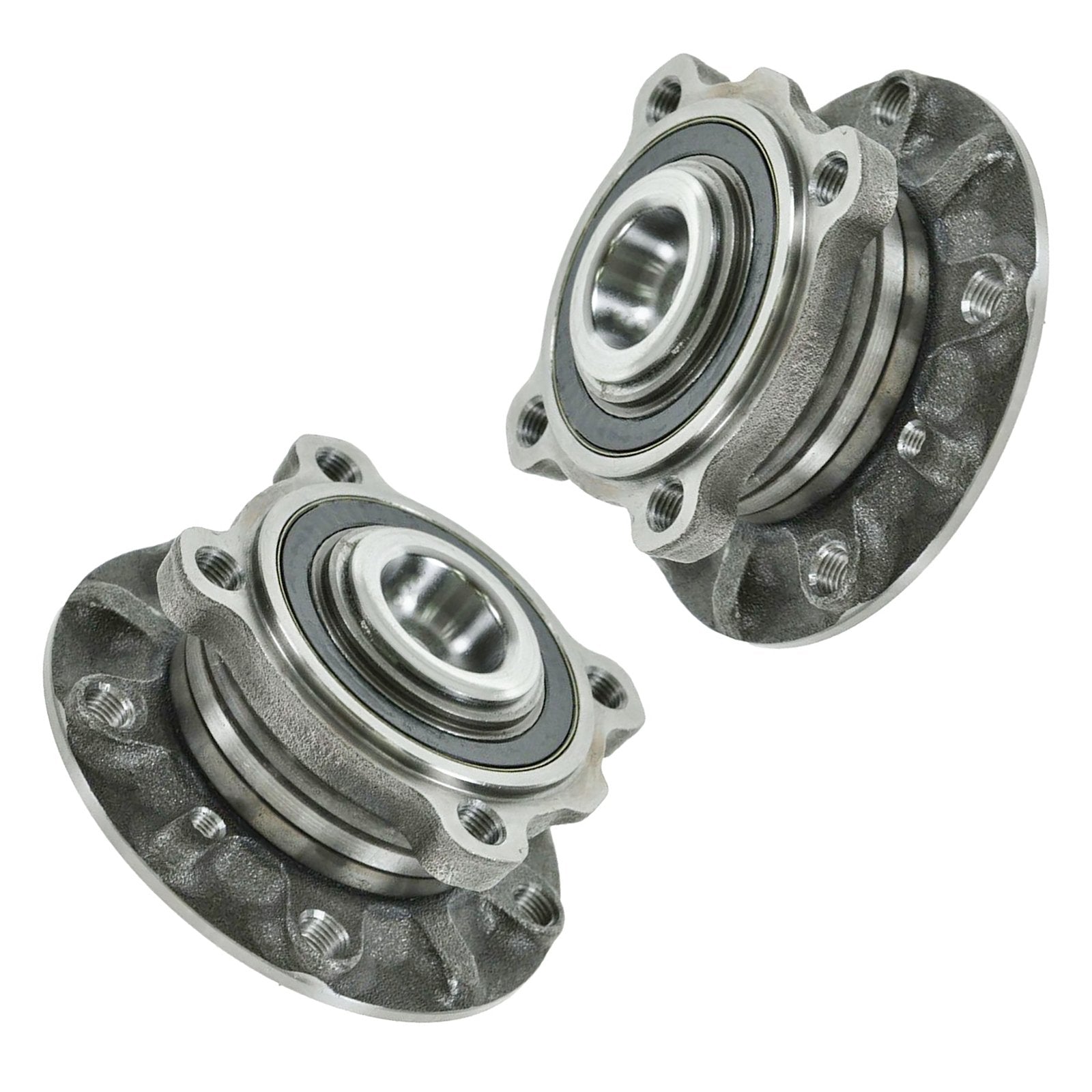 Trq Front Wheel Hub Bearings Assembly Set Compatible With 2001-2003 Bmw 525I 1997-2000 528I 530I 1997-2003 540I 2000-2003 Z8