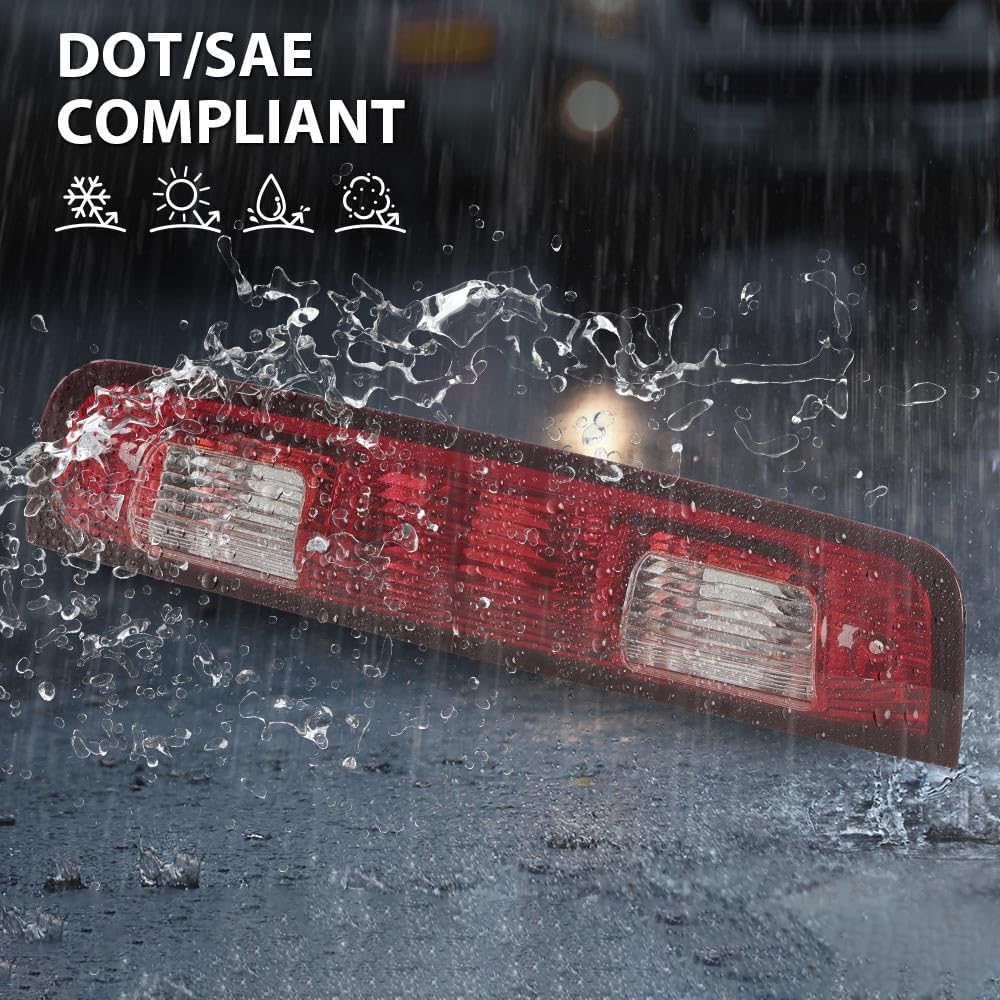 Pit66 3Rd Third Brake Light Compatible With Dodge Ram 1500 2009-2017/ Fit Dodge Ram 2500 3500 2010-2017 W/O Bulbs And Wiring Har