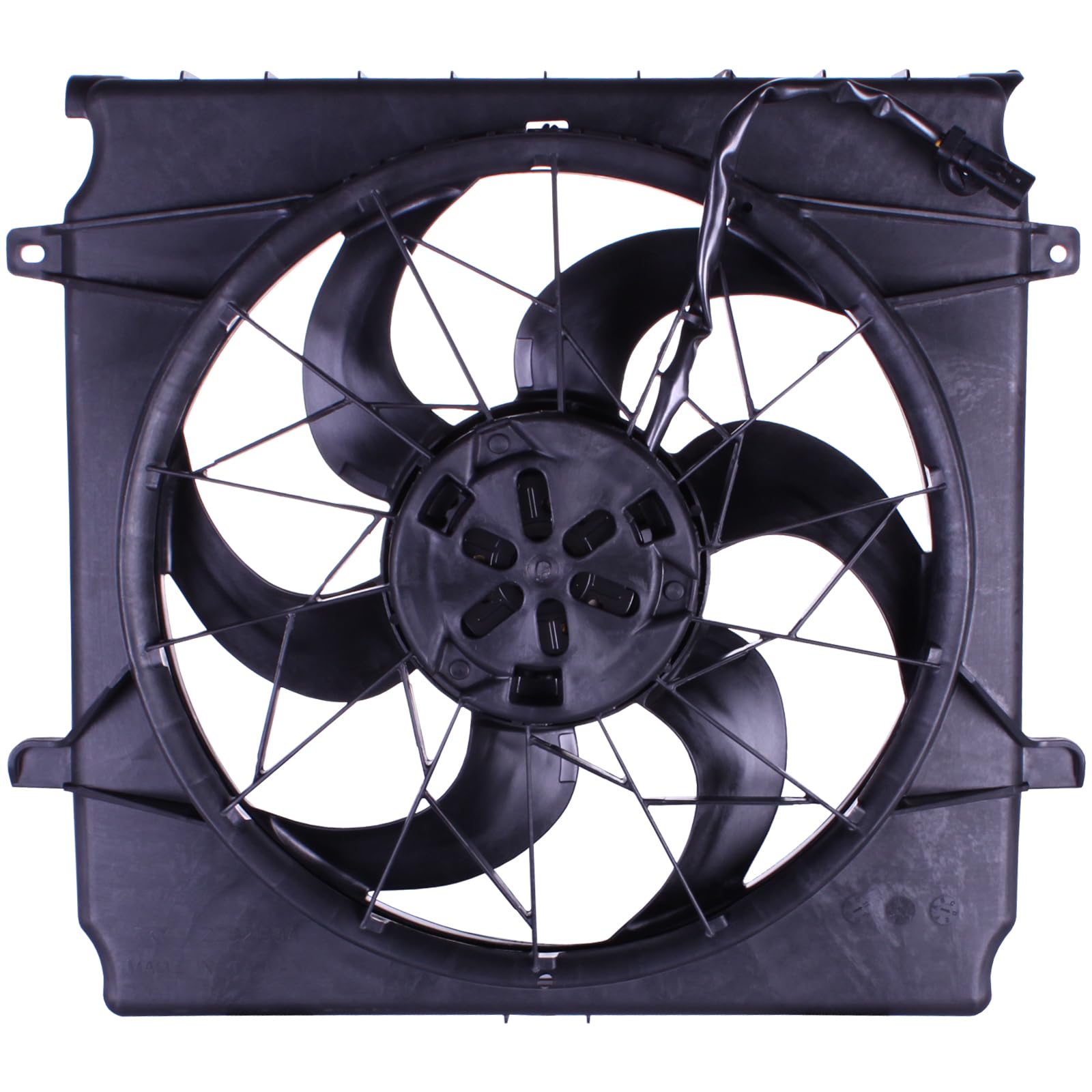 TYG Upgraded Cooling Fan Assembly for 2006-2007 Jeep Liberty 3.7L Electric Fan w/o Heavy Duty | Racing-Level OE Replacement Engi