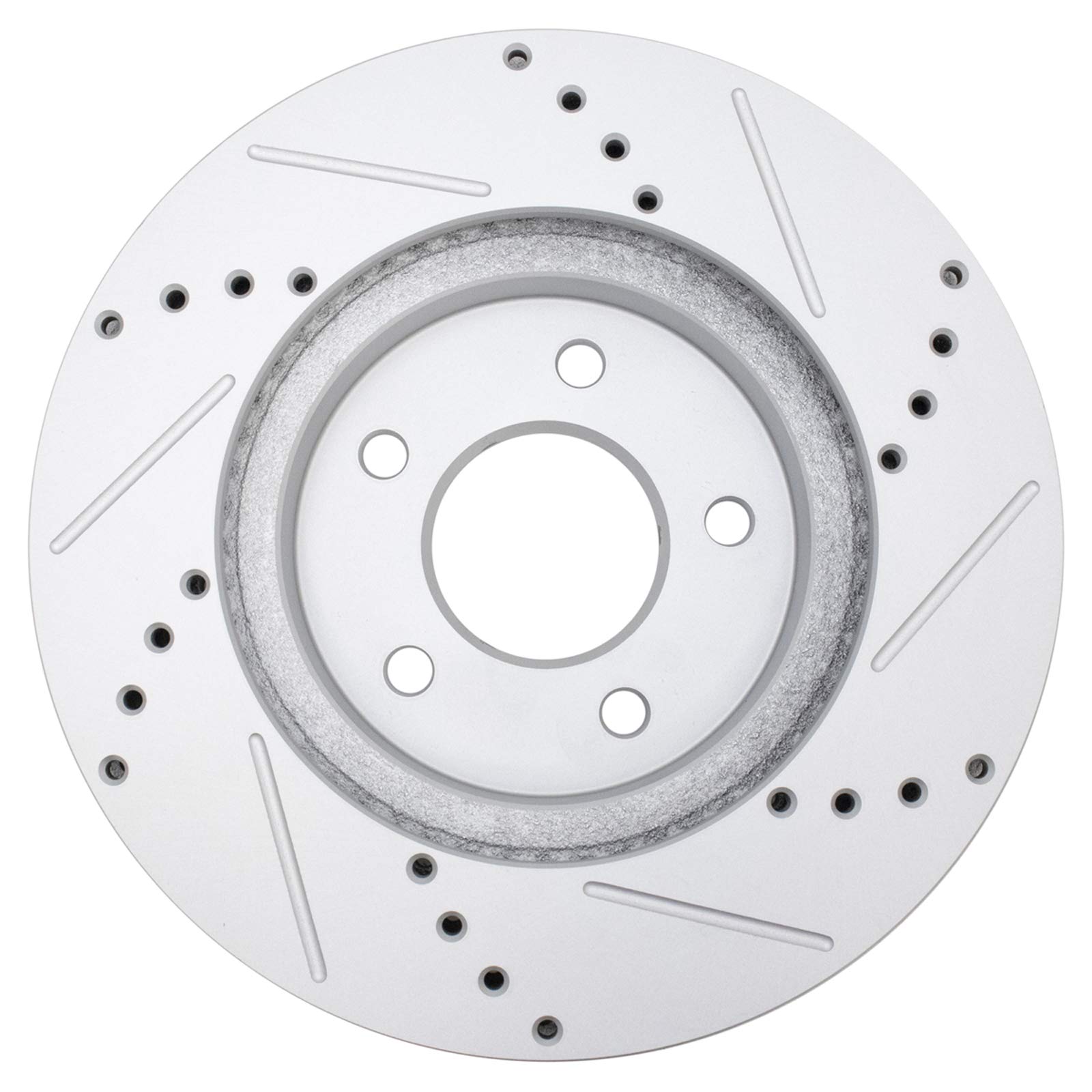 Trq Front Performance Brake Rotors Set Premium G-Coated Cross Drilled & Slotted Compatible With 2005-2006 Chevrolet Equinox 2006