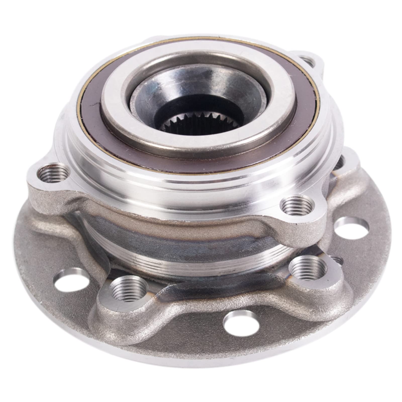 Trq Front Wheel Hub Bearings Assembly Set Compatible With Mercedes-Benz