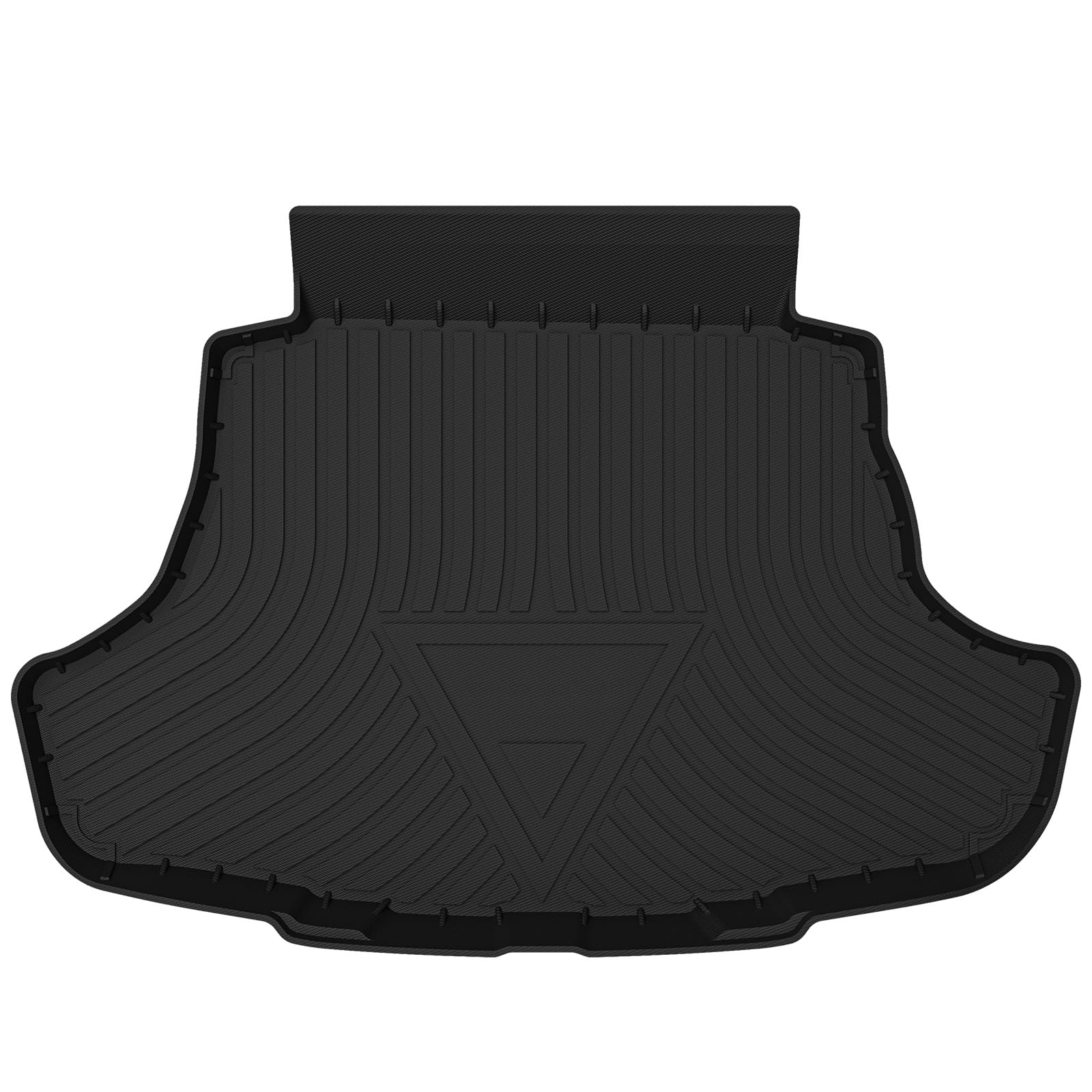 3W Cargo Liner Fit Toyota Camry 2018-2024, Tpe All Weather Custom Fit Floor Liner, 1St And 2Nd Row Floor Mats And Trunk Mat, Bla